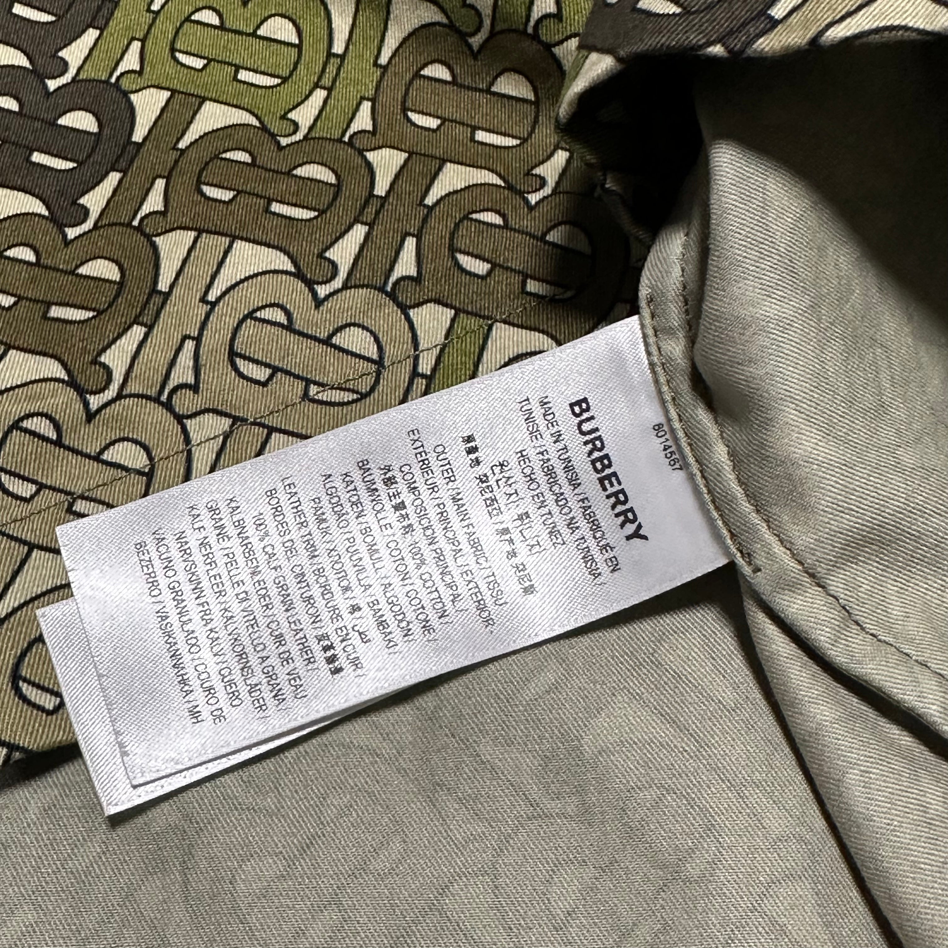 Burberry TB Monogram Camouflage Shirt Original Allure
