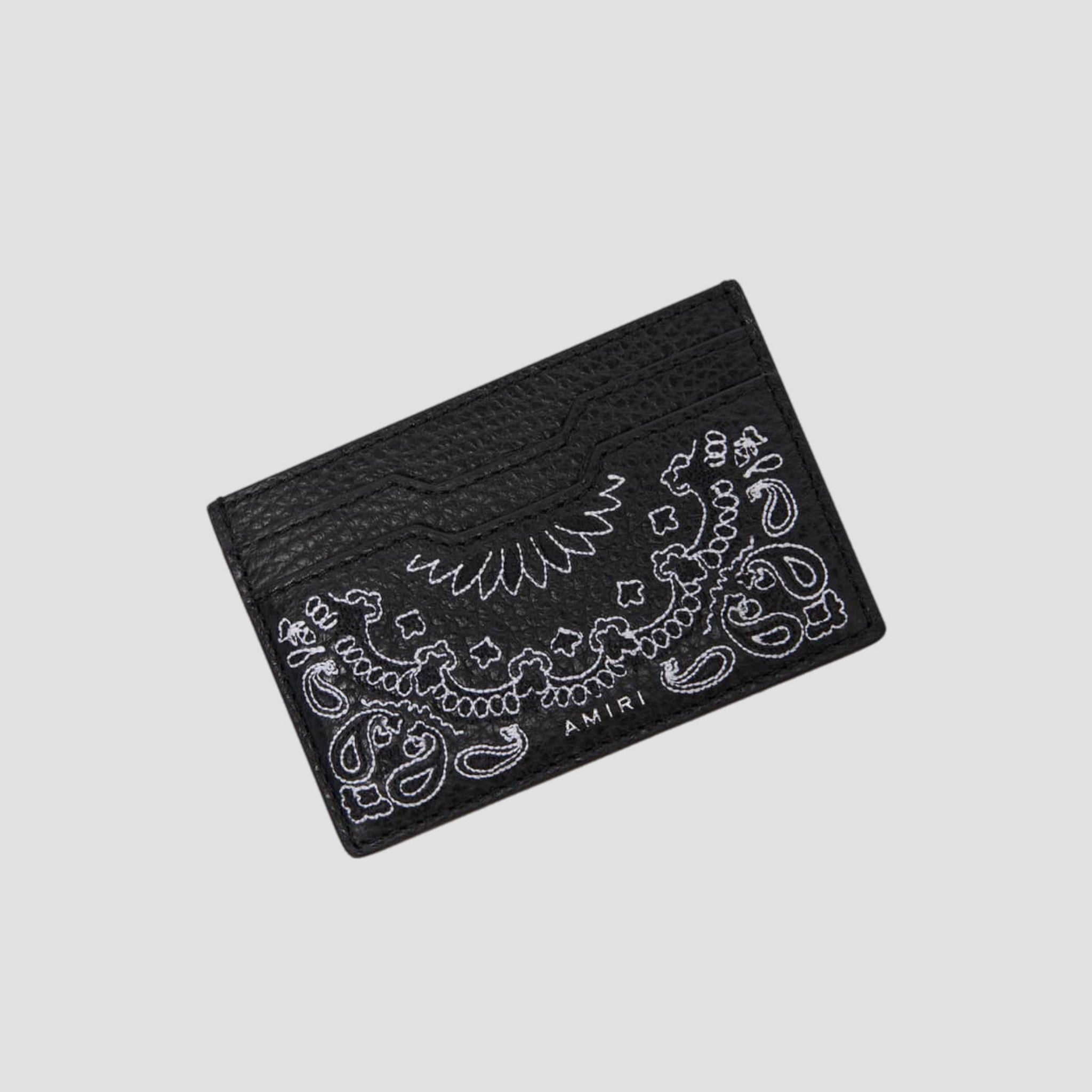 Amiri Bandana Card Holder Wallet