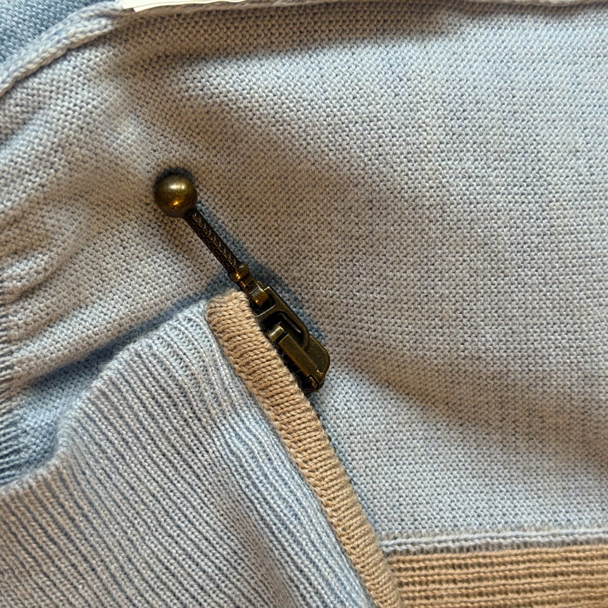 Paccbet Zipped Merino Wool Cardigan