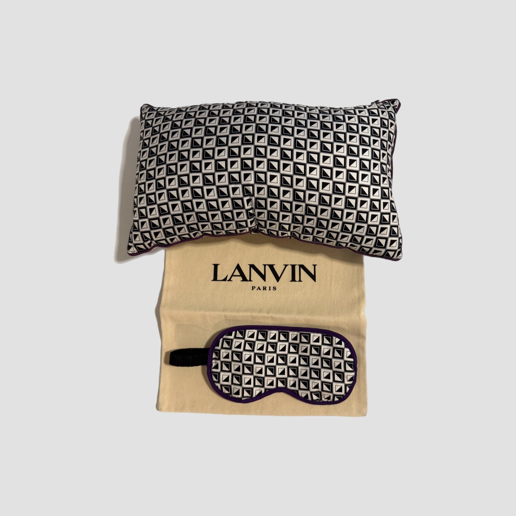 Lanvin X Future Silk Travel Kit Black