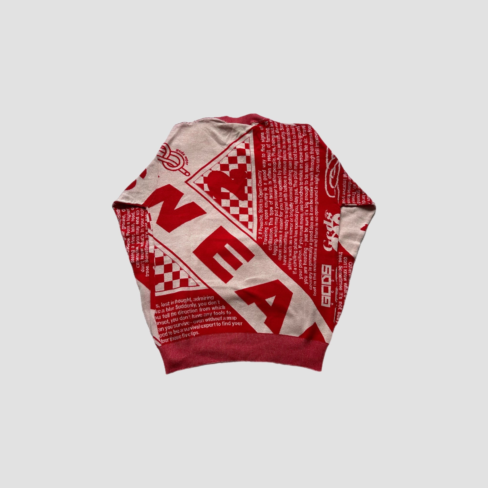 GCDS Universal Flag Jacquard Sweatshirt