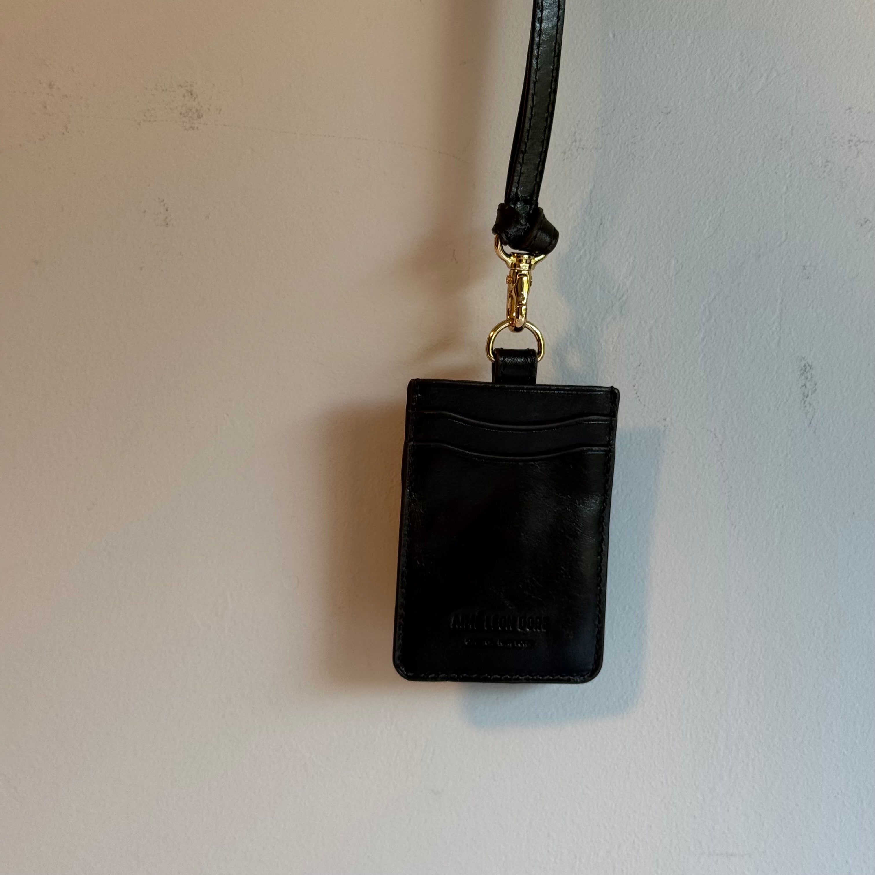 Aime Leon Dore Debossed Logo Leather Card Holder