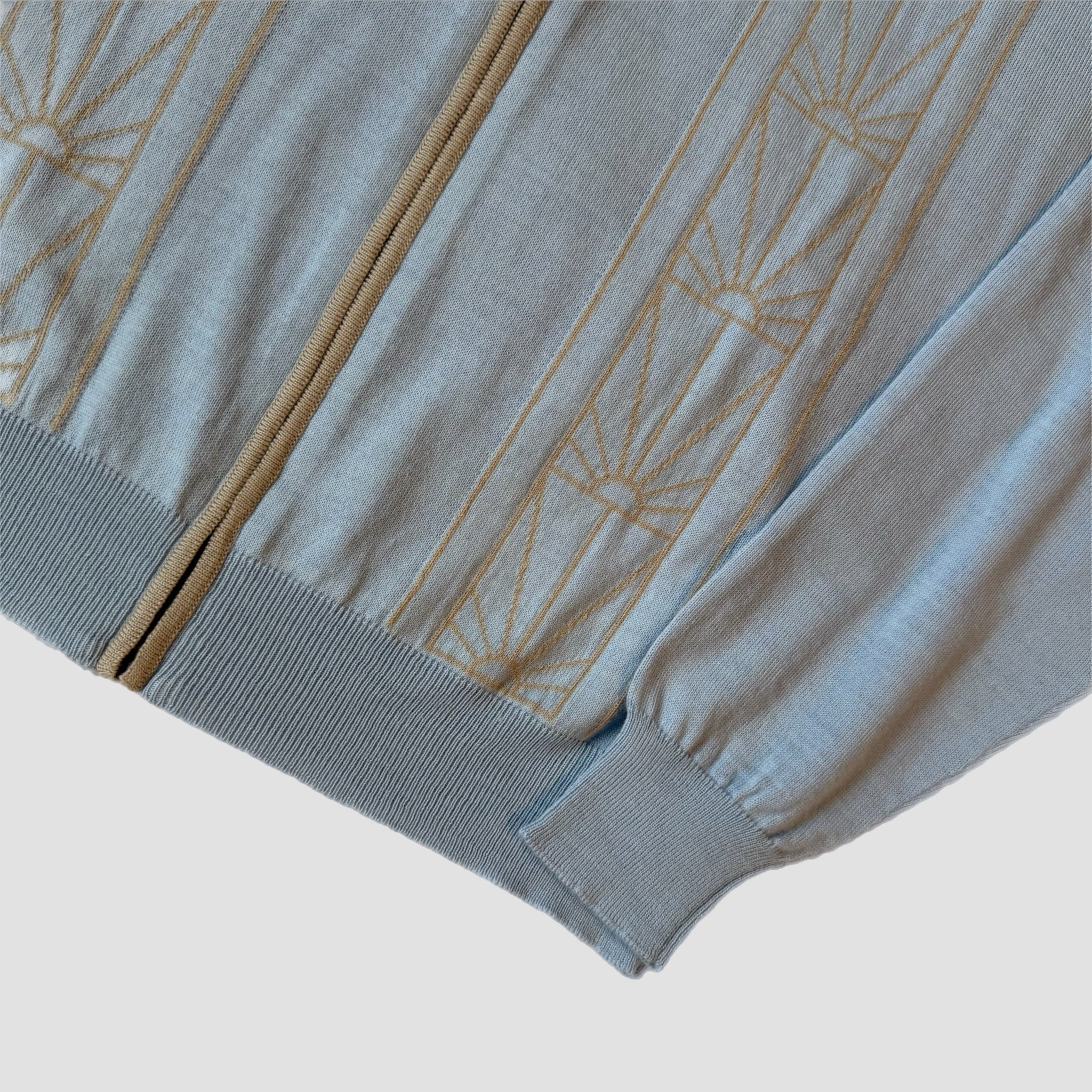 Paccbet Zipped Merino Wool Cardigan