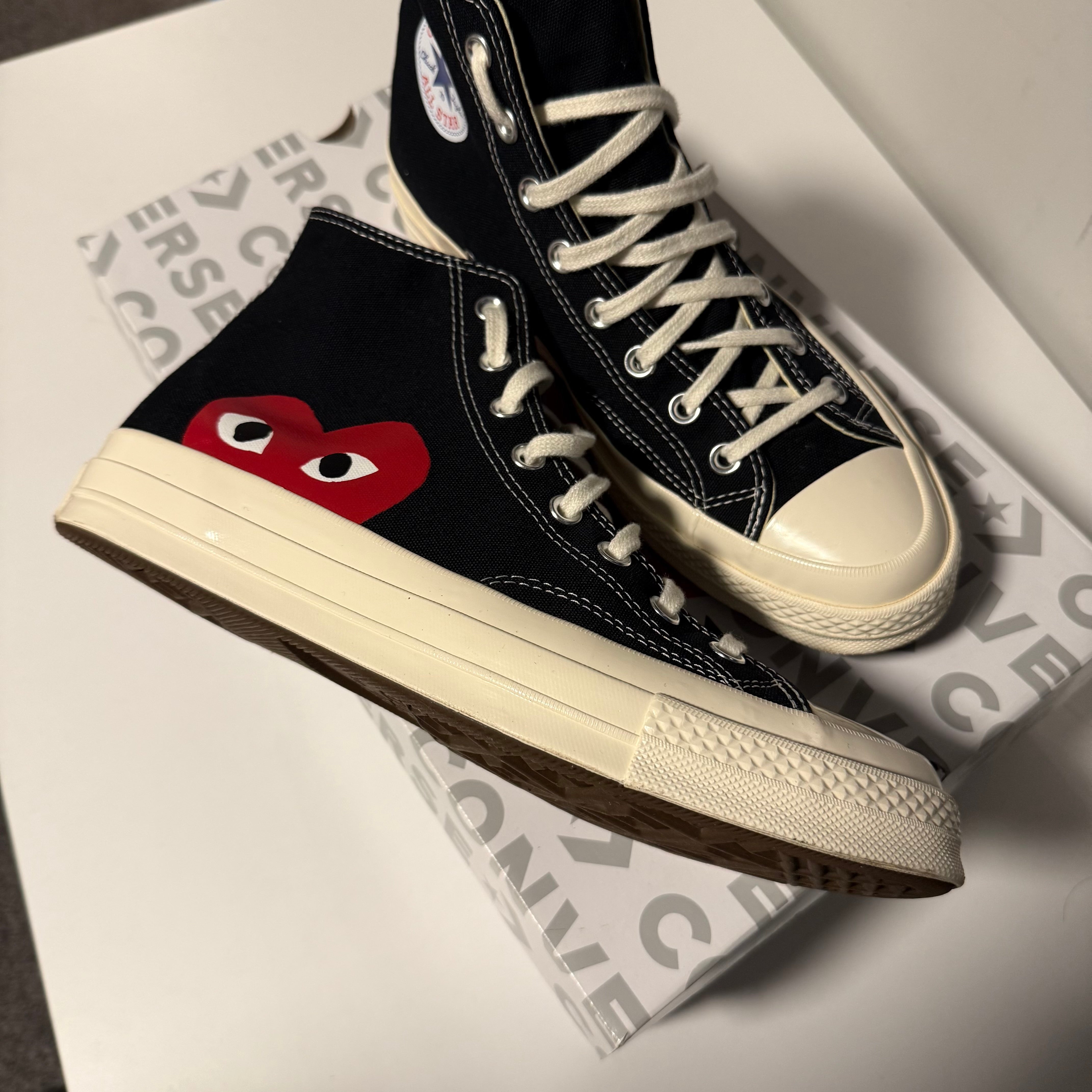 Converse Chuck Taylor Hi x CDG Comme des Garcons Black Sneakers