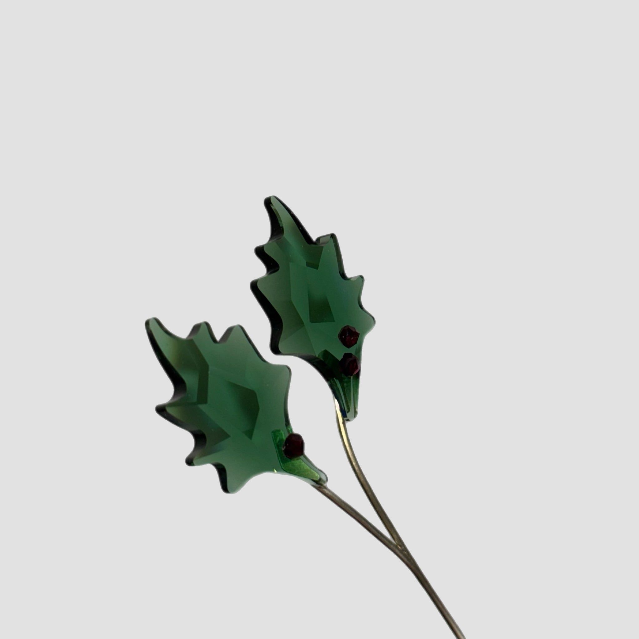 Swarovski Garden Tales Holly Leaves Ornament