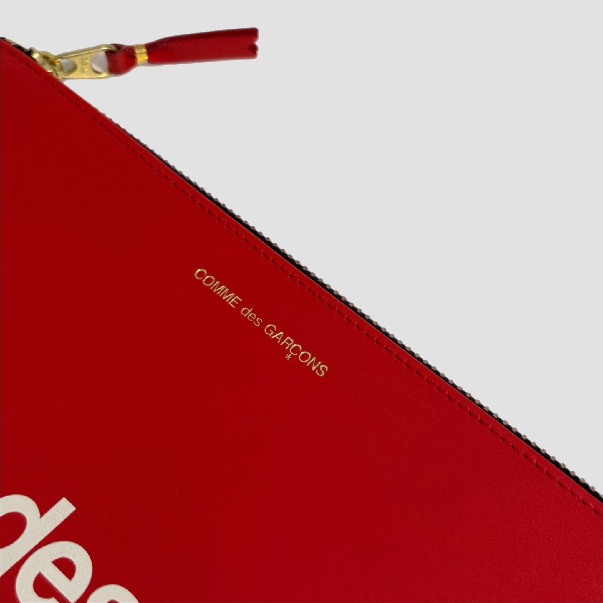 Comme Des Garcons CDG Large Leather Pouch Wallet