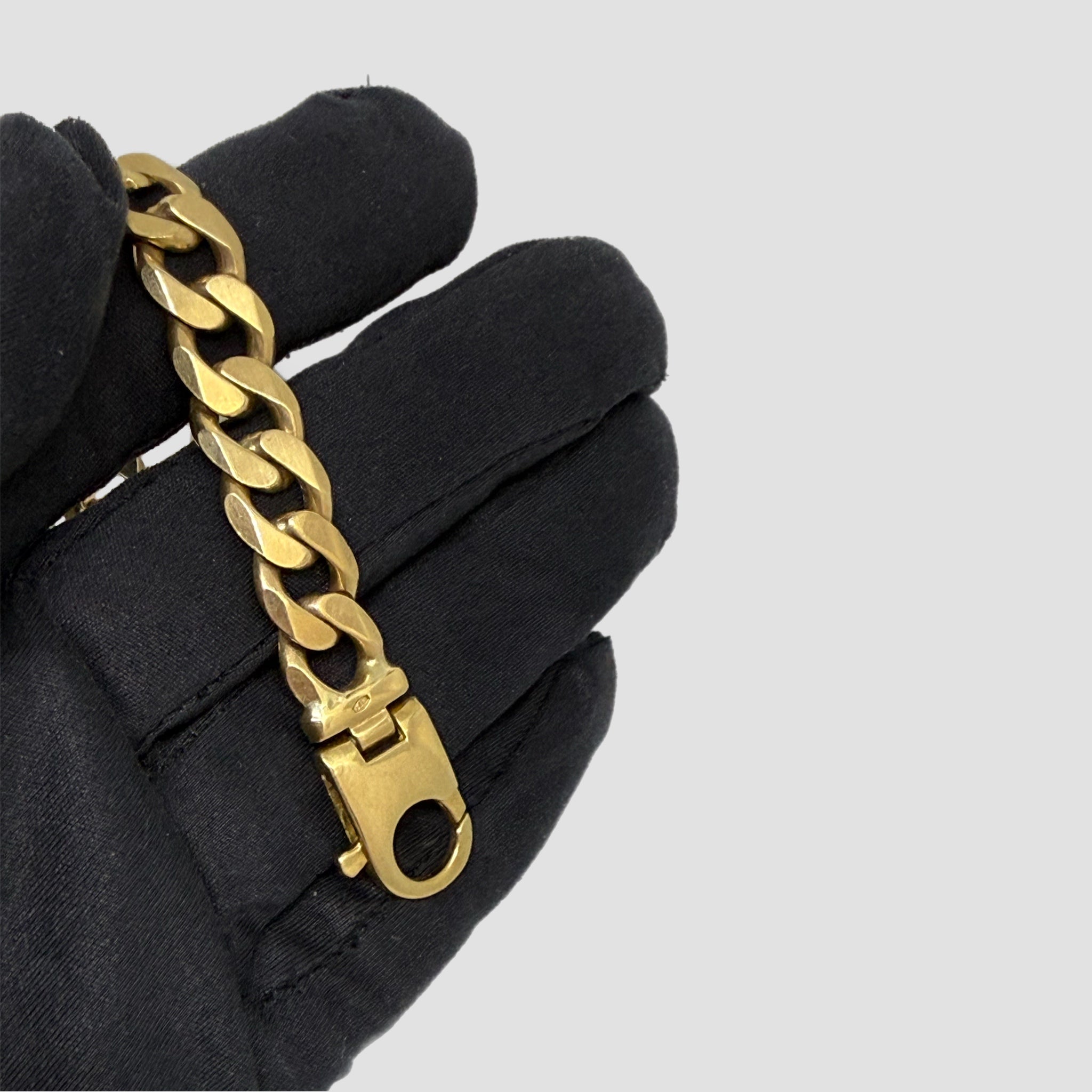 9ct Solid Chaps Curb Bracelet