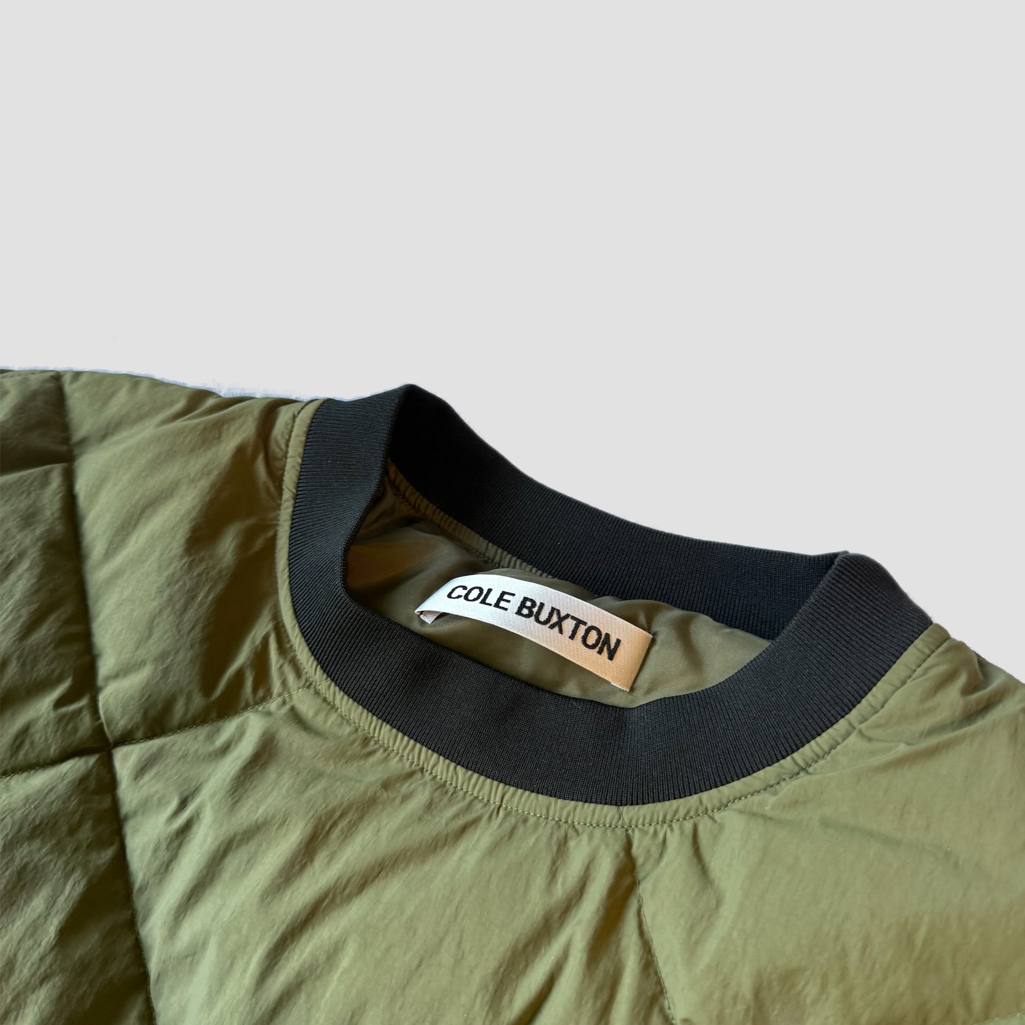 Cole Buxton Quilted Crewneck Sweatshirt