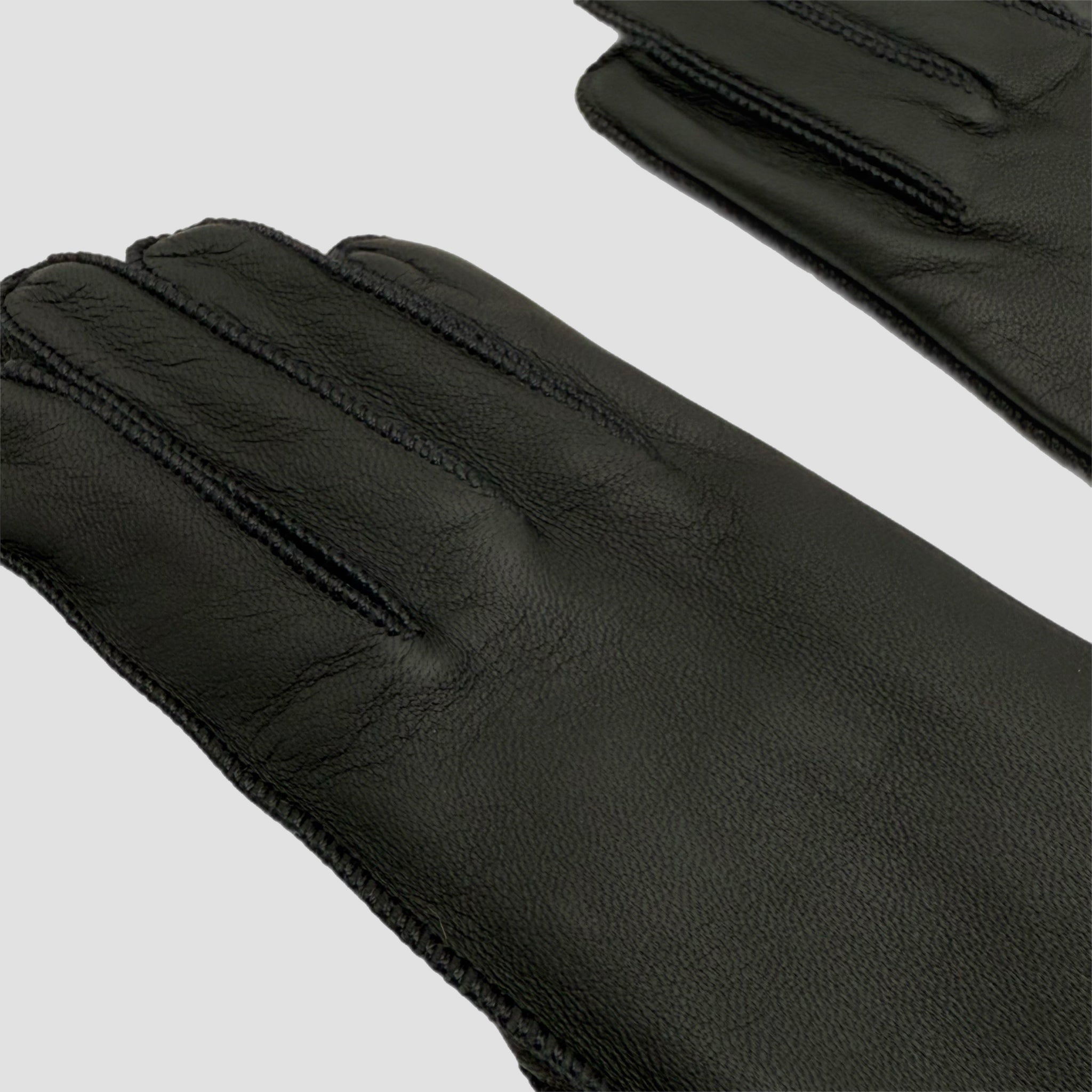Burberry EKD Smooth Grain Leather Gloves
