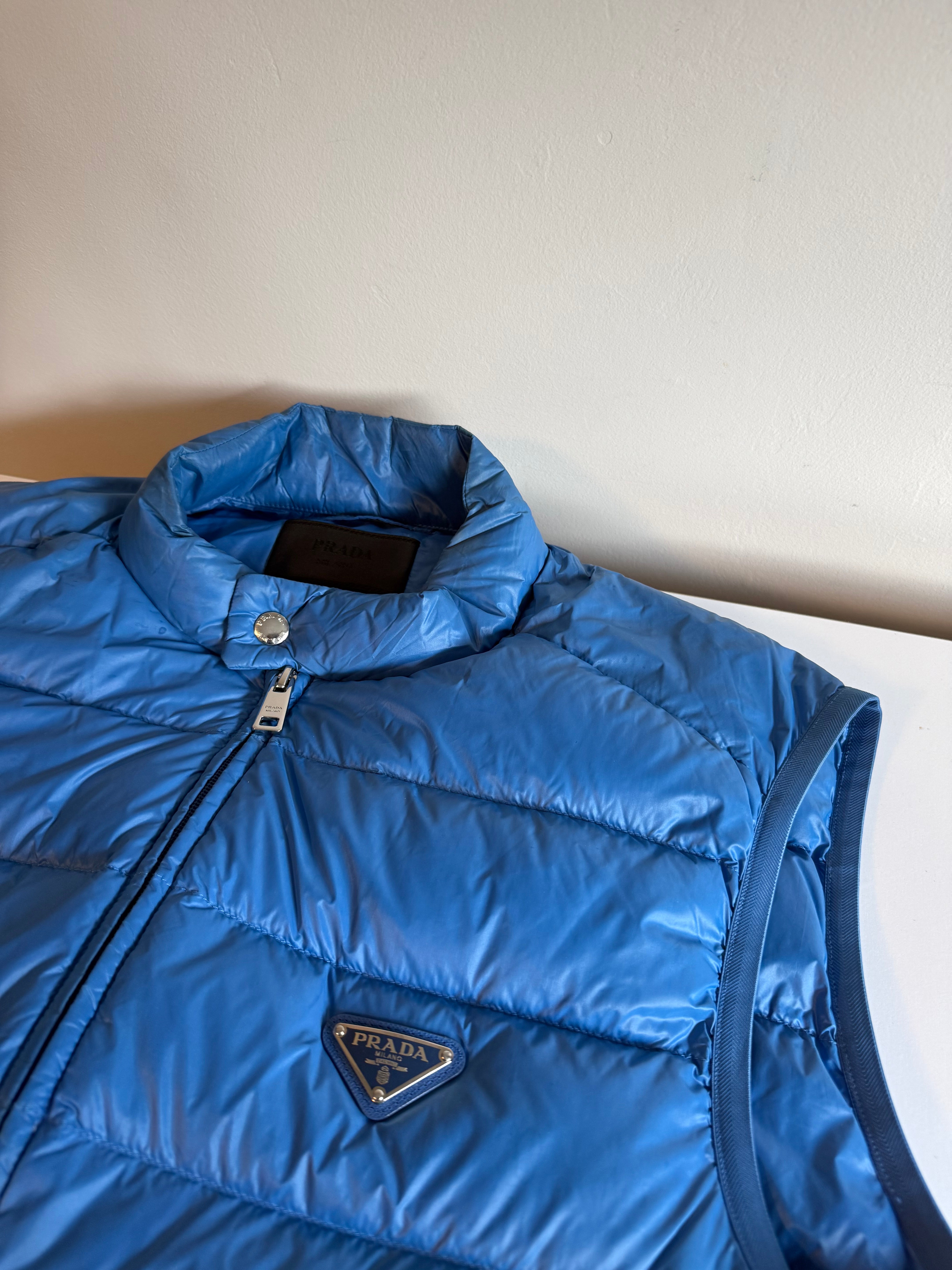 Prada Milano Gilet Baby Blue