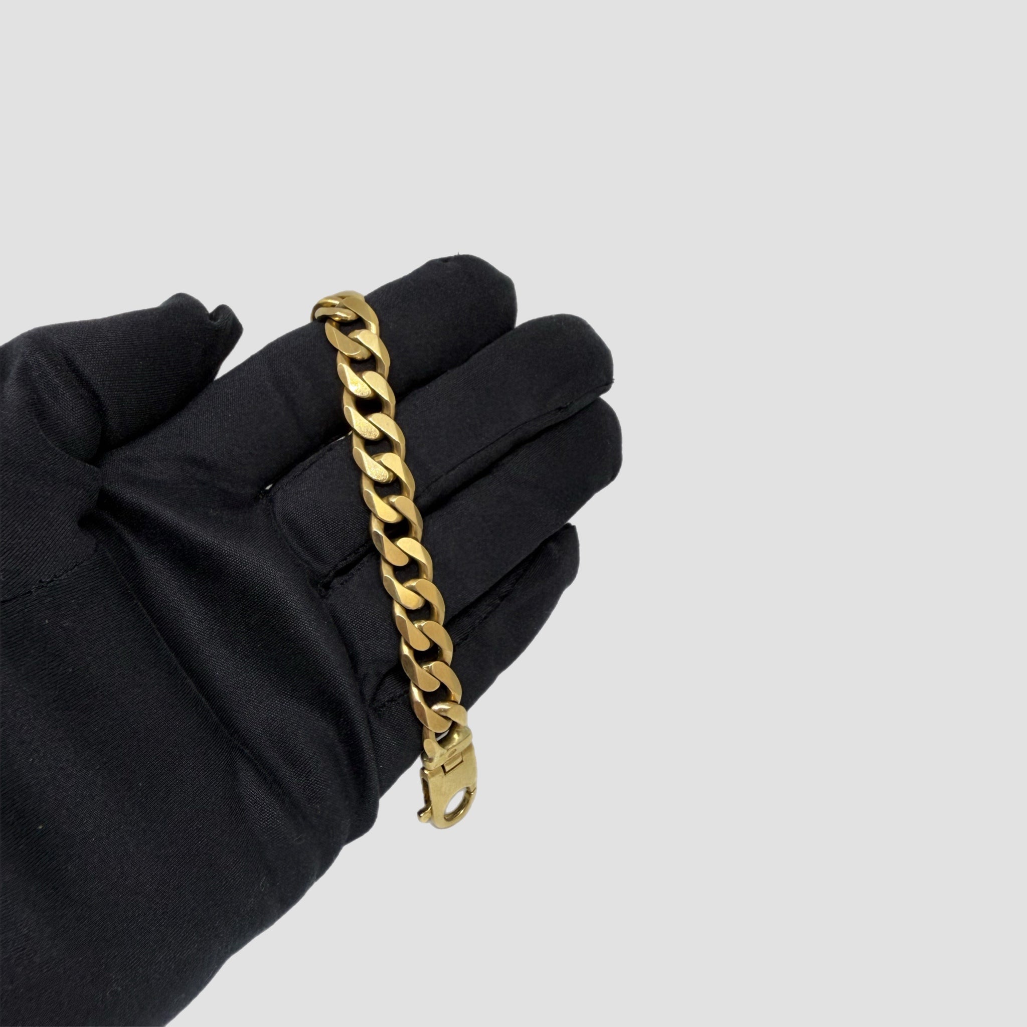 9ct Solid Chaps Curb Bracelet