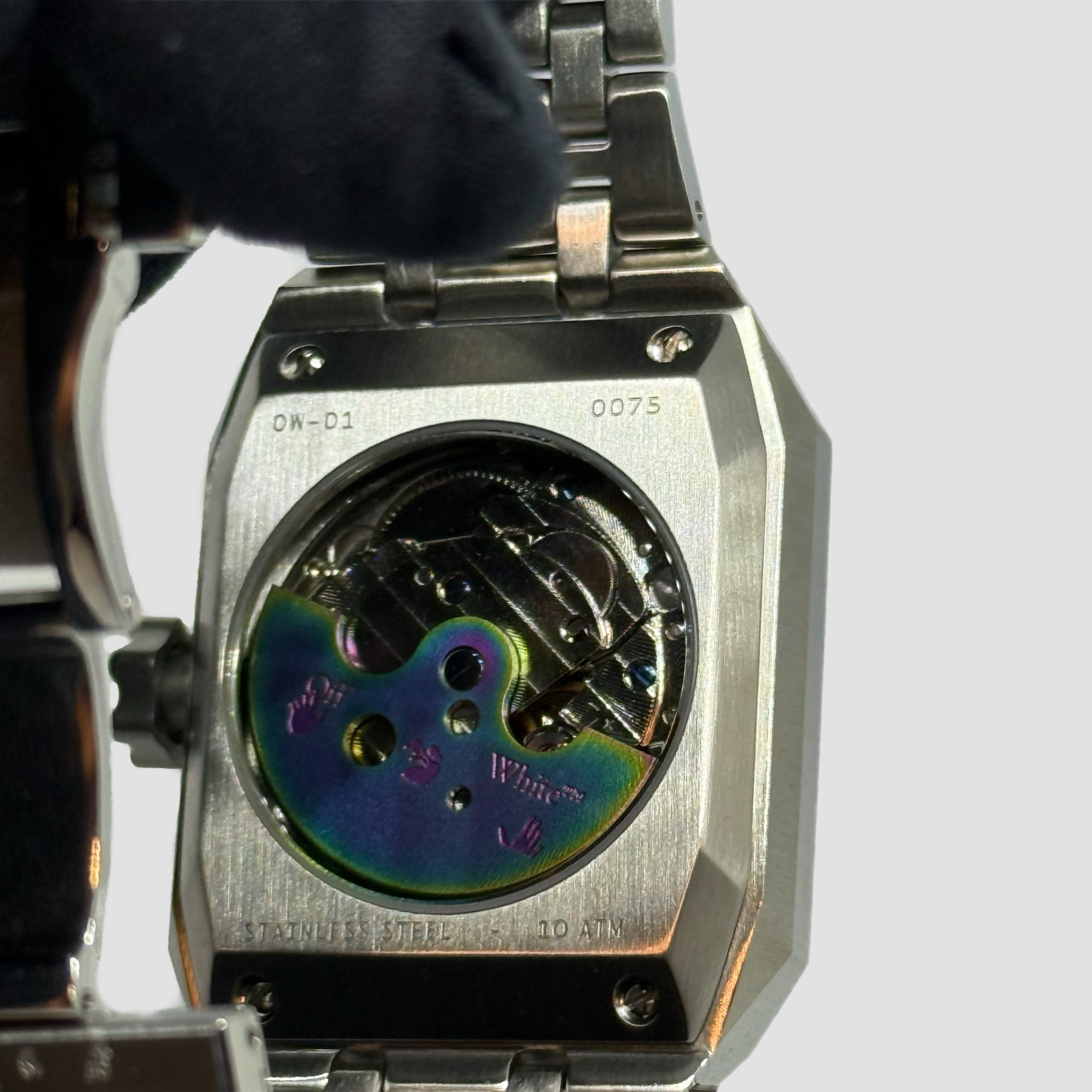 Off-White OW-01 Square Frame Automatic Watch