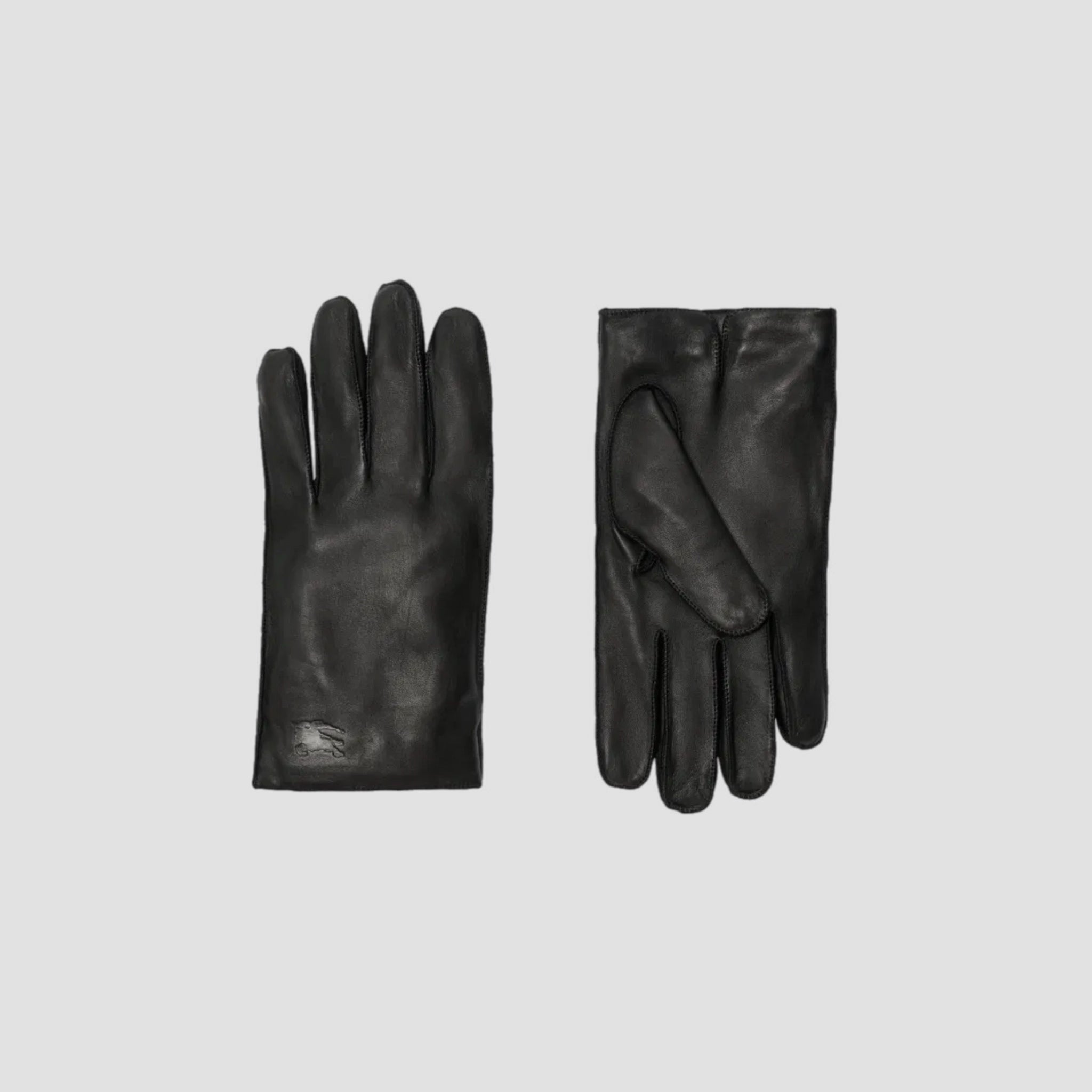 Burberry EKD Smooth Grain Leather Gloves