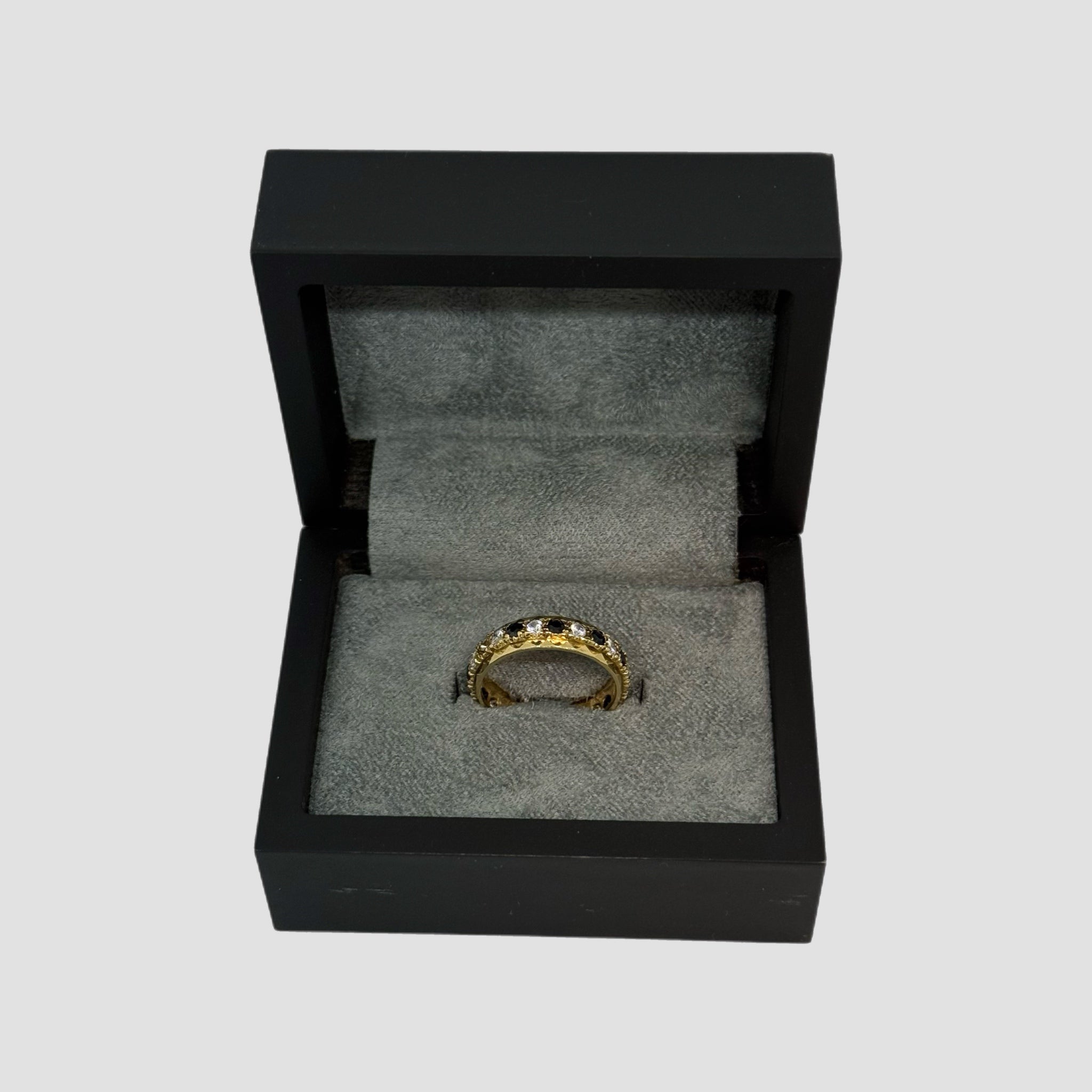 9ct Sapphire CZ Full Eternity Ring