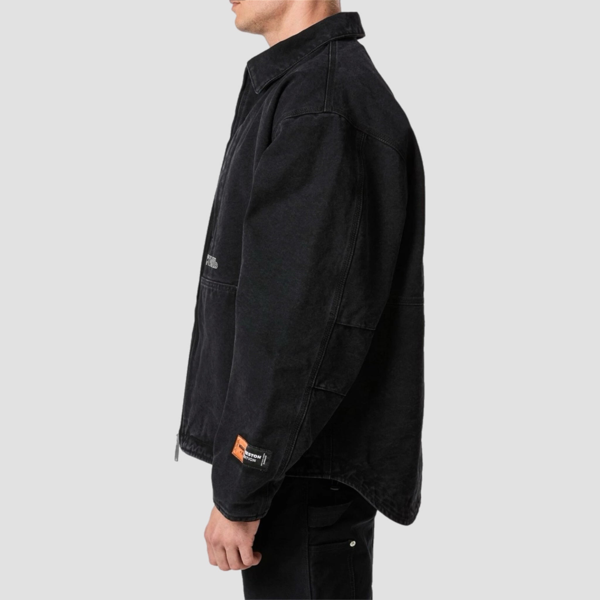 Heron Preston CTNMB Canvas Padded Trucker Jacket
