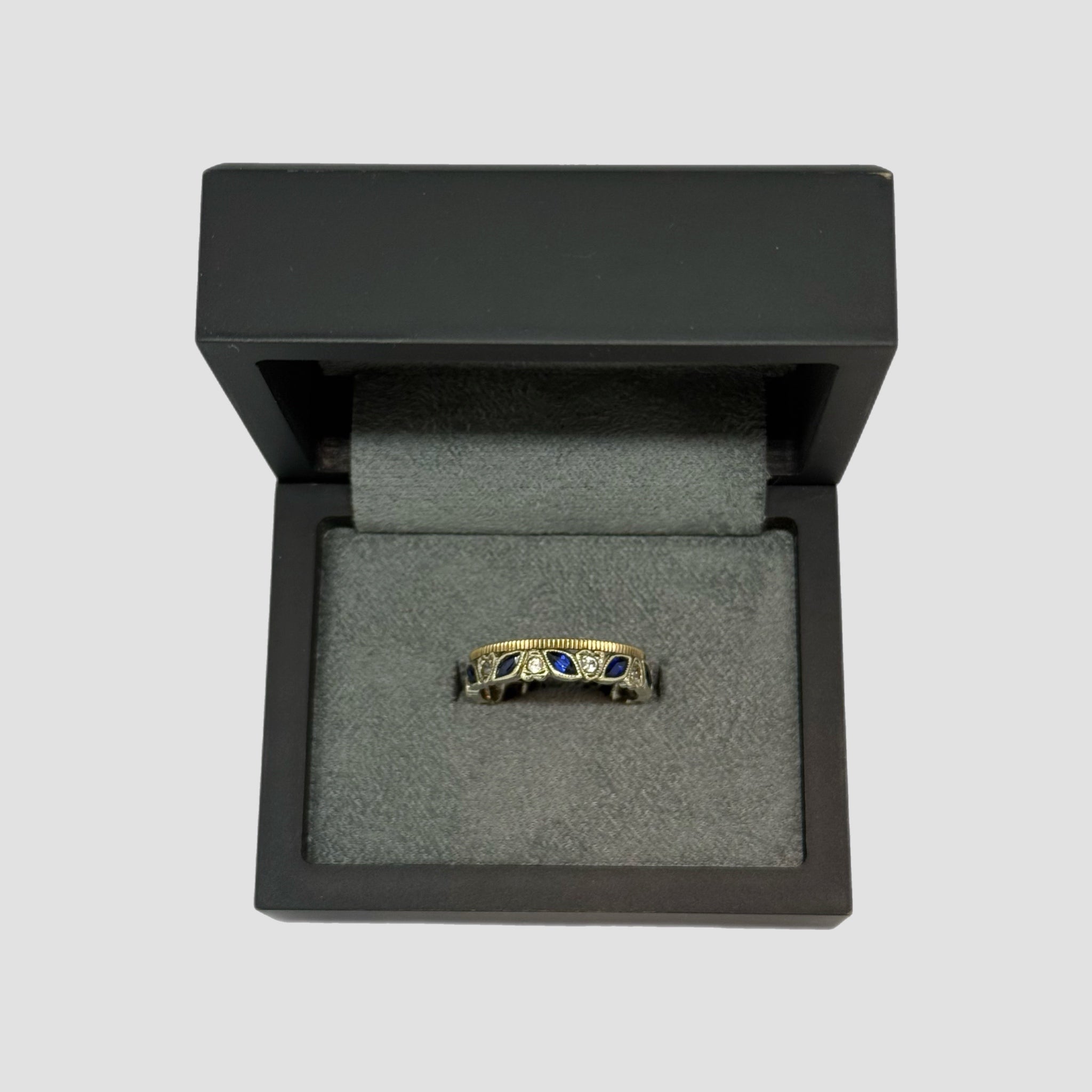 9ct Sapphire CZ Full Eternity Ring