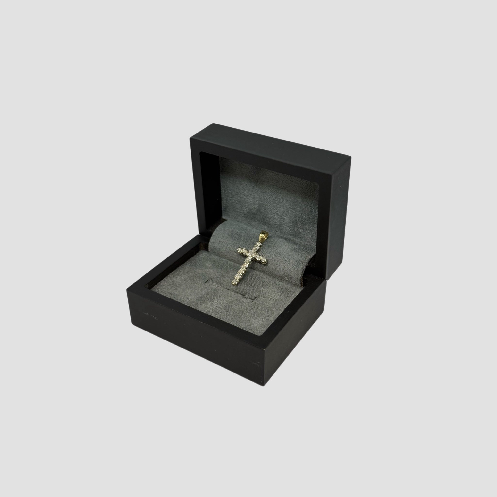 9ct Diamond Cross Pendant