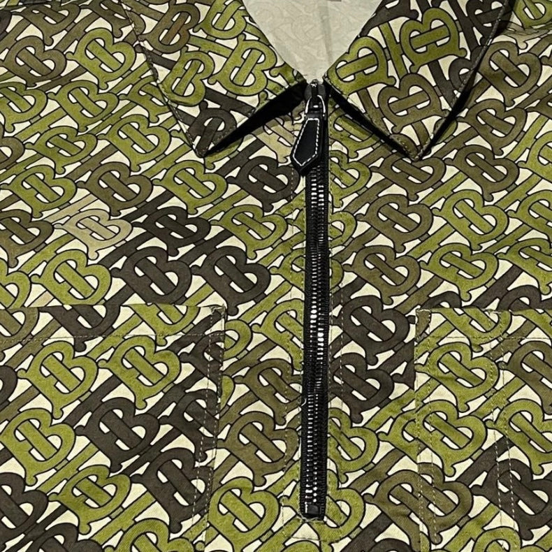 Burberry TB Monogram Camouflage Shirt Original Allure