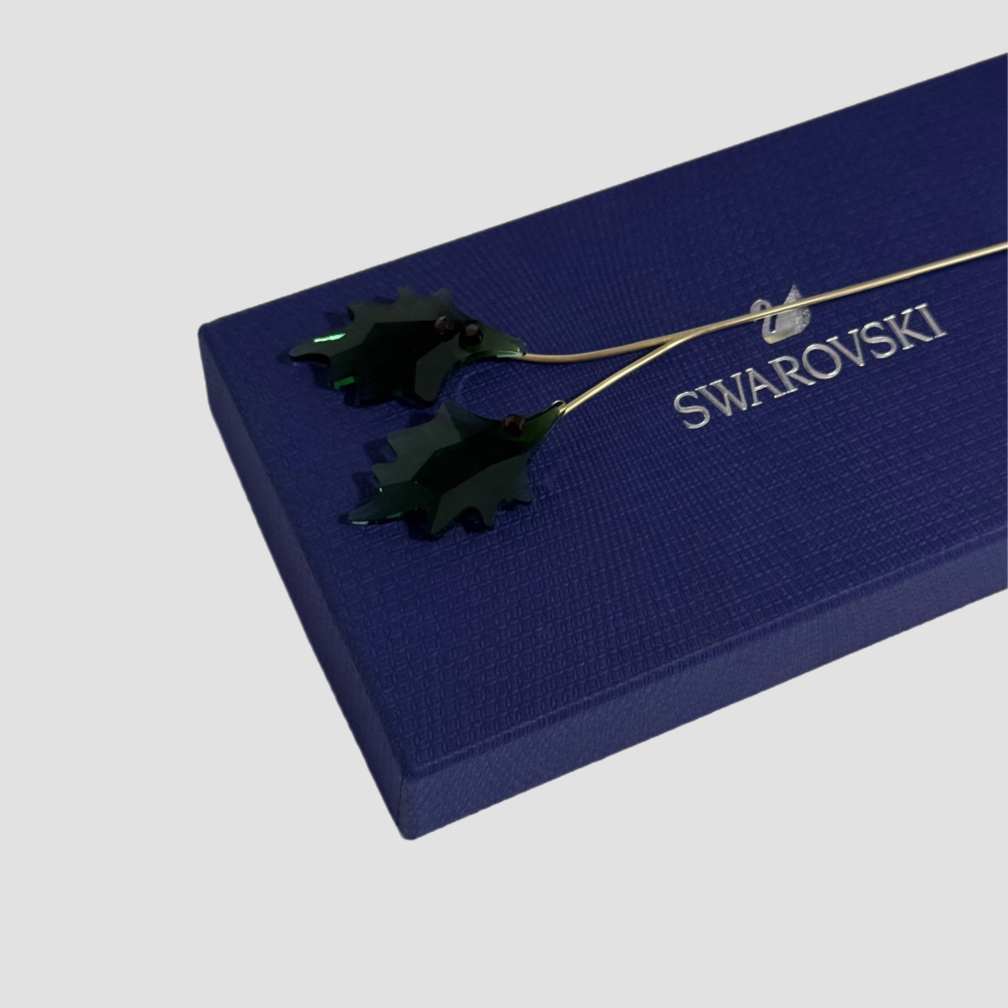 Swarovski Garden Tales Holly Leaves Ornament