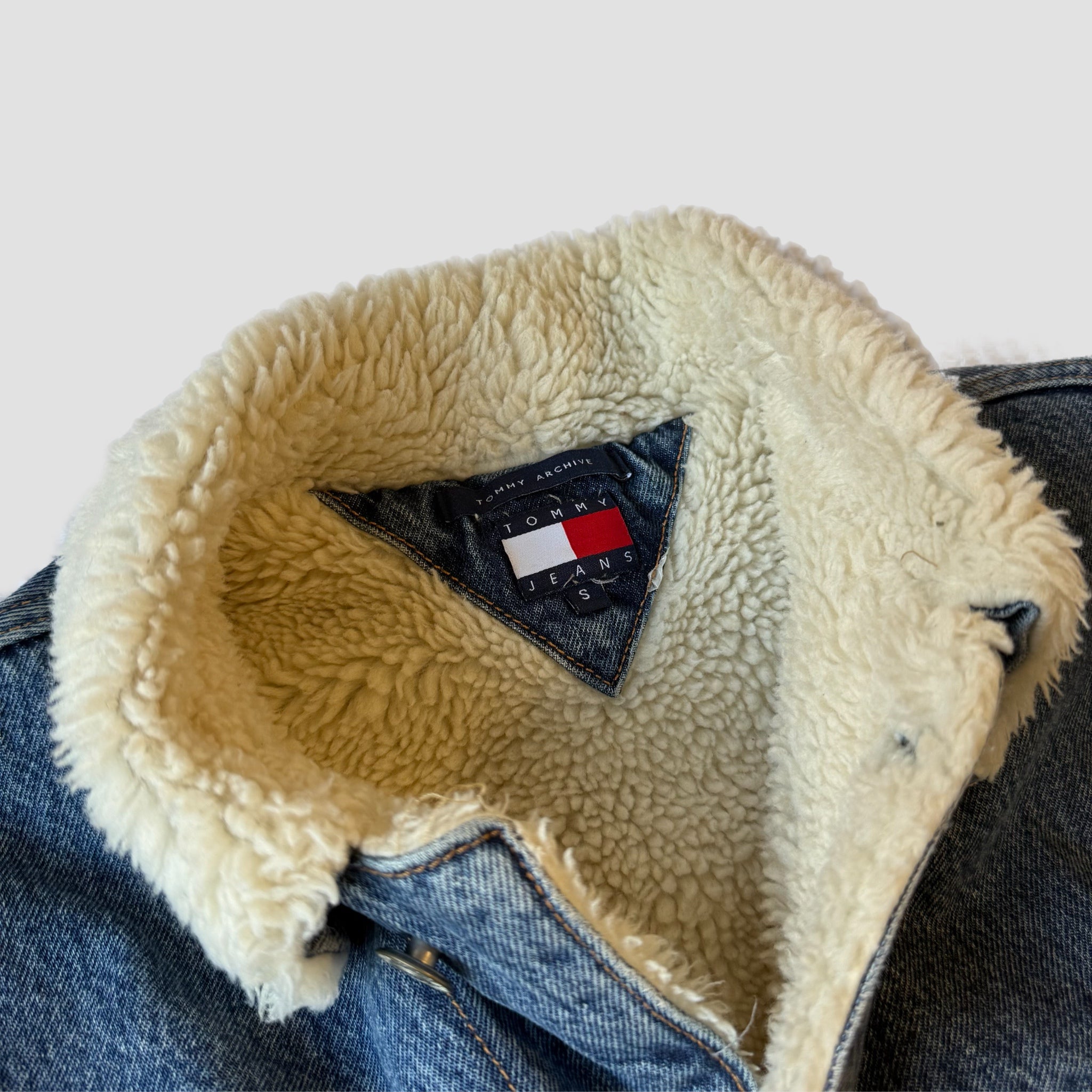 Tommy Jeans ‘Archivr’ Sherpa Denim Jacket