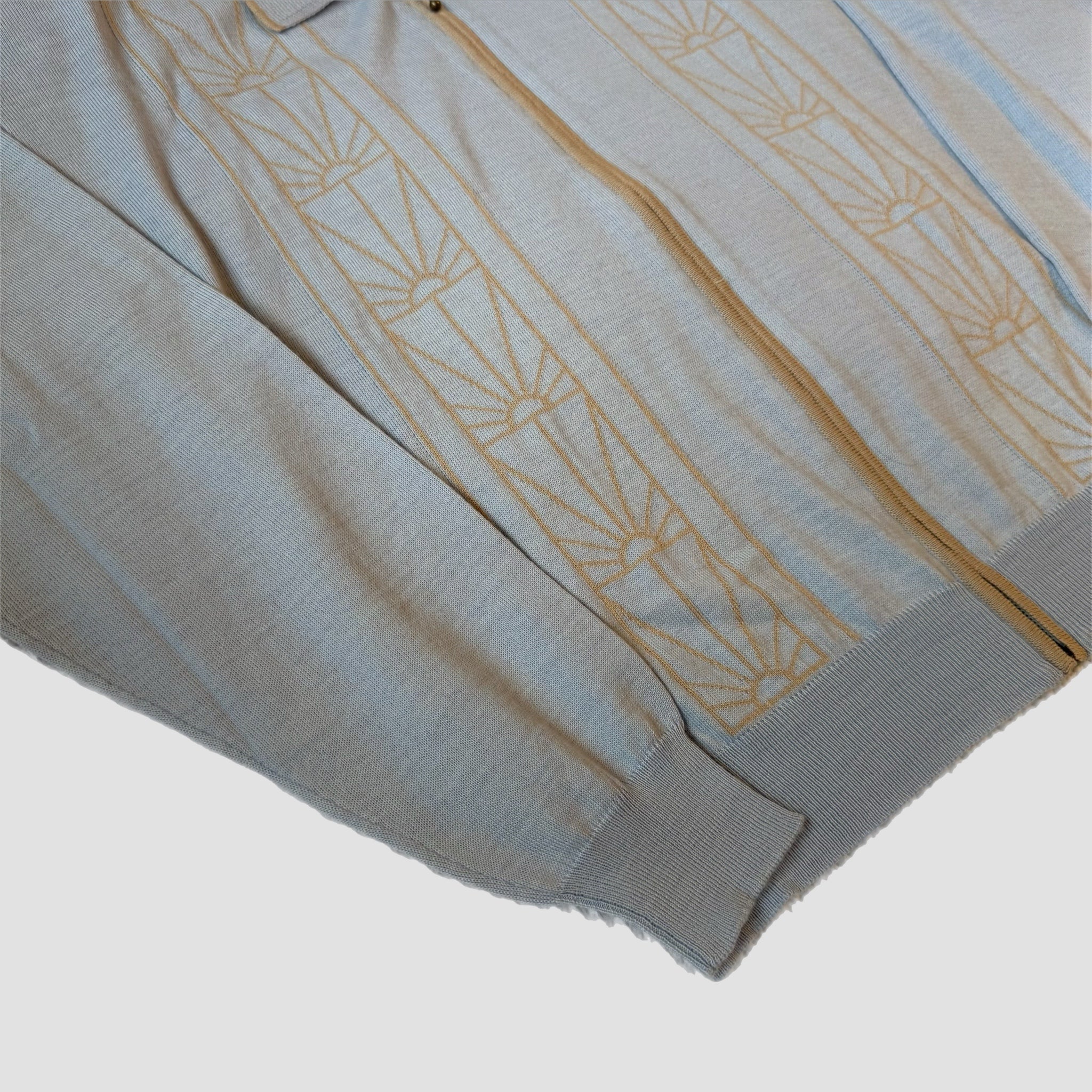 Paccbet Zipped Merino Wool Cardigan