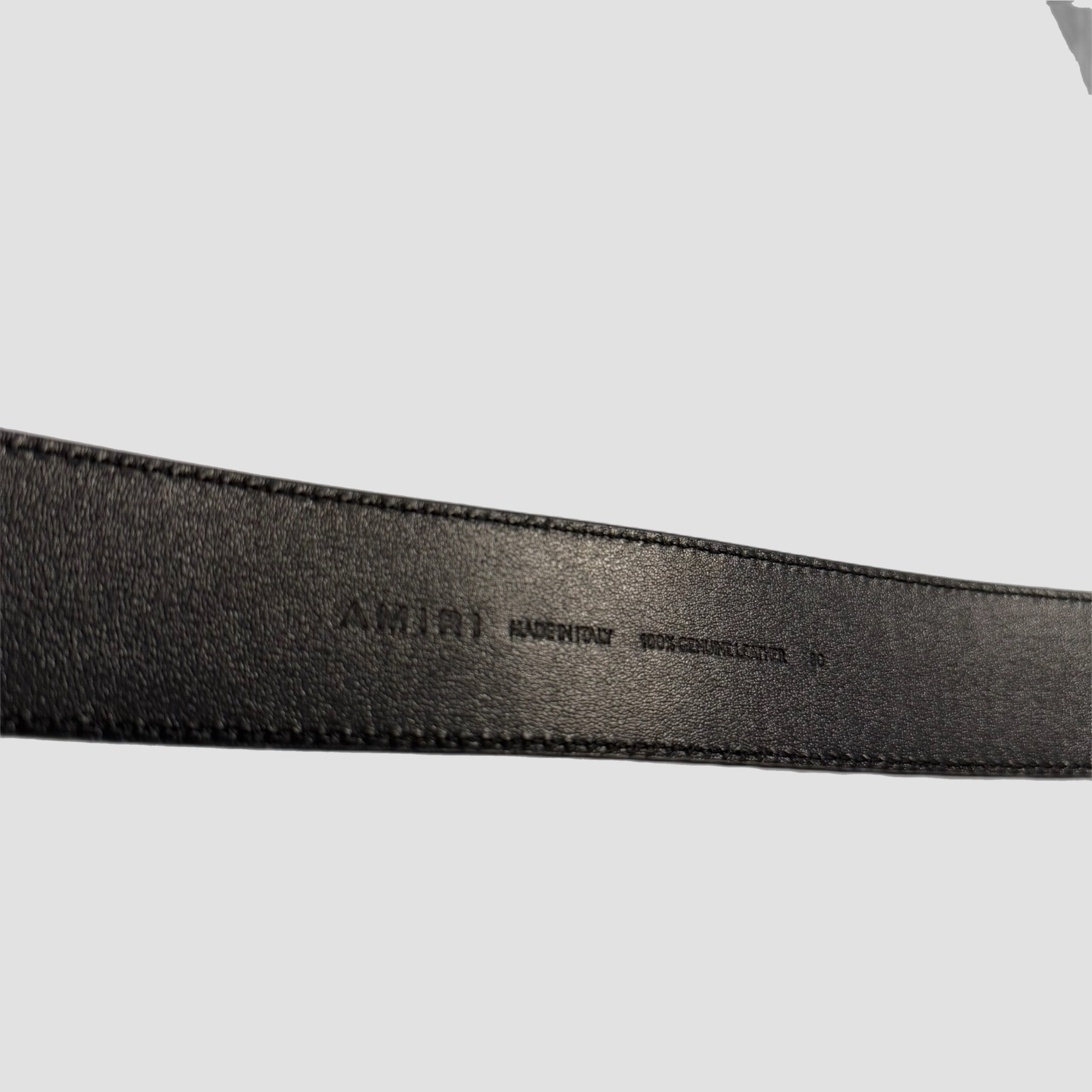Amiri Nappa Logo Spell Out Belt
