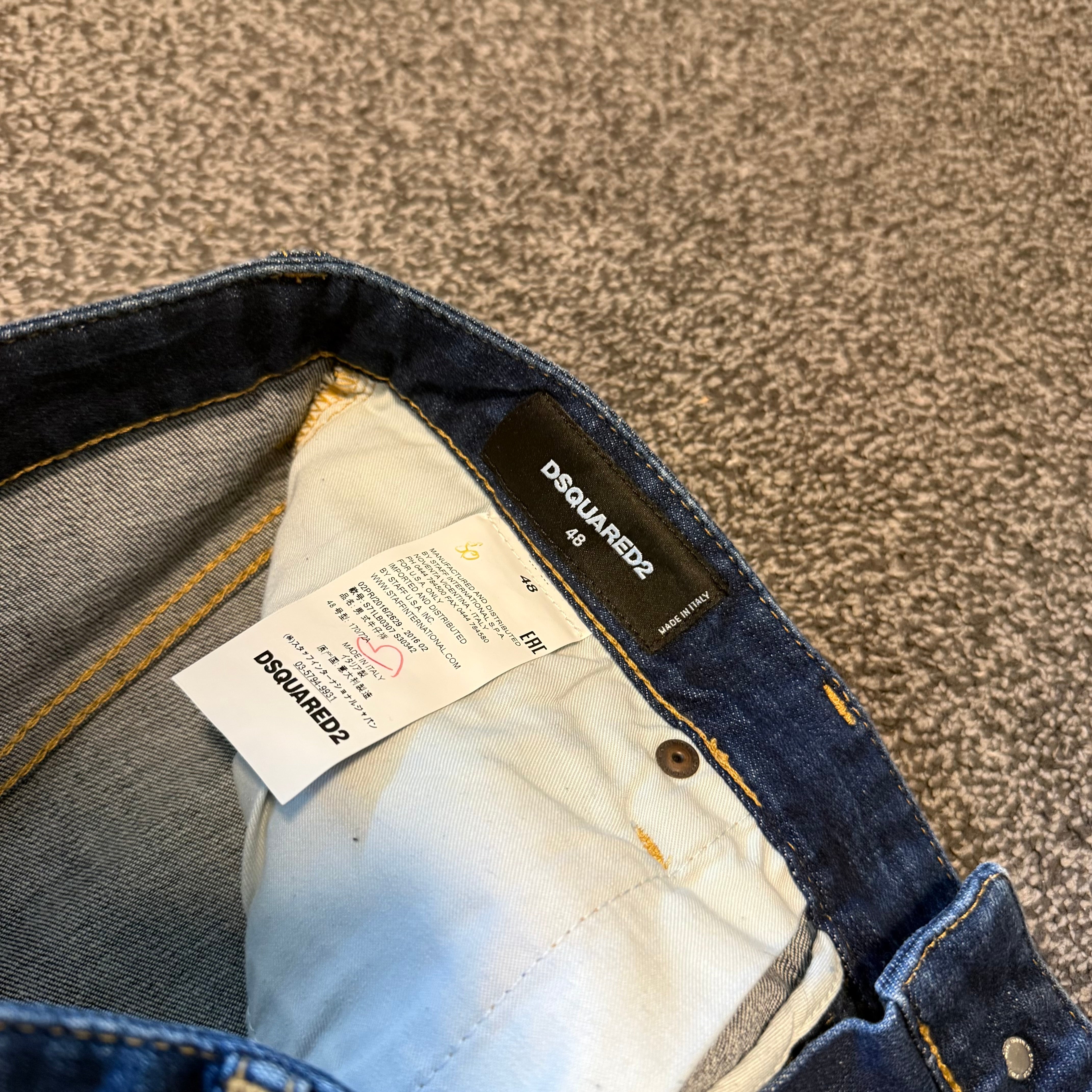 Dsquared2 Samurai Slim Fit Jeans