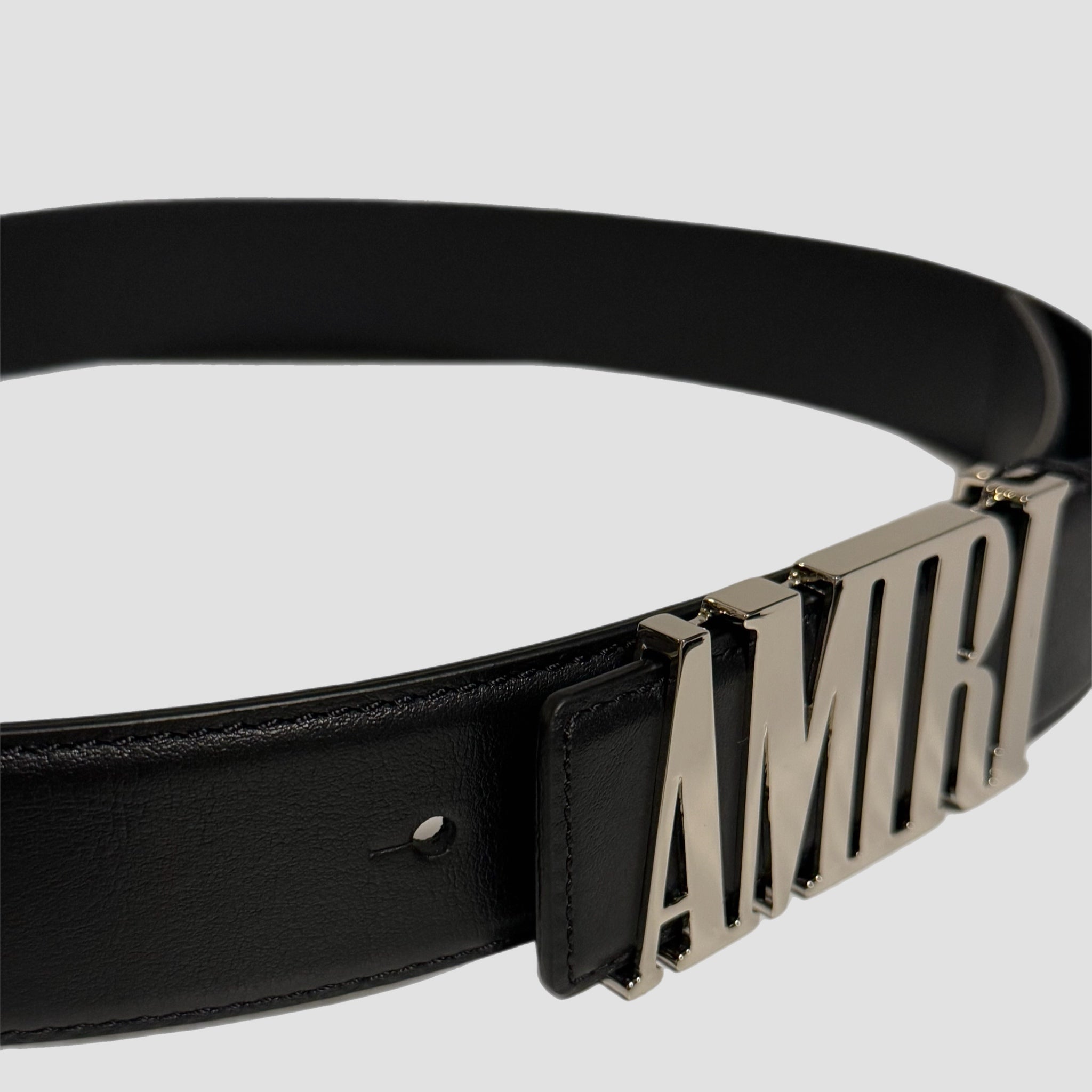 Amiri Nappa Logo Spell Out Belt