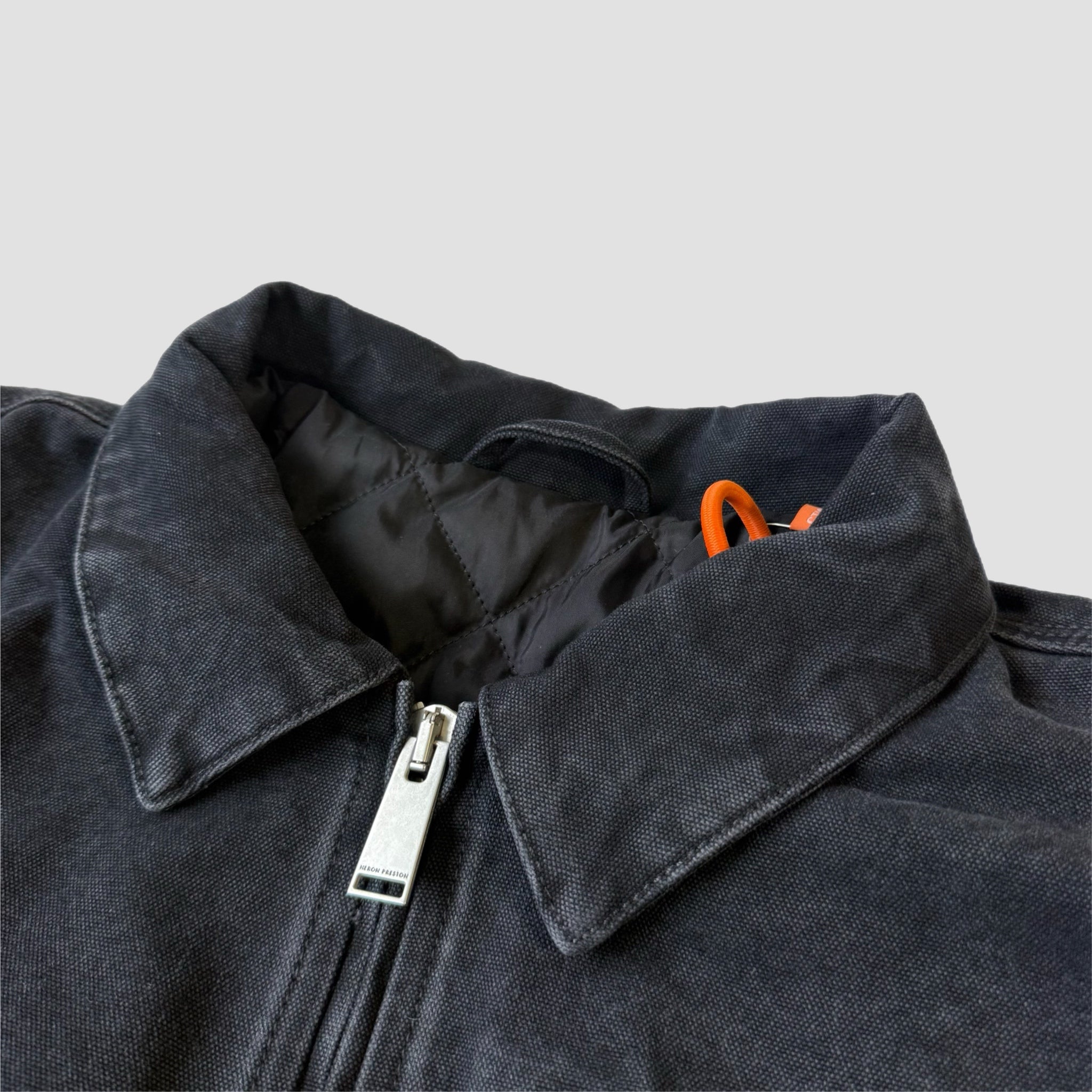 Heron Preston CTNMB Canvas Padded Trucker Jacket