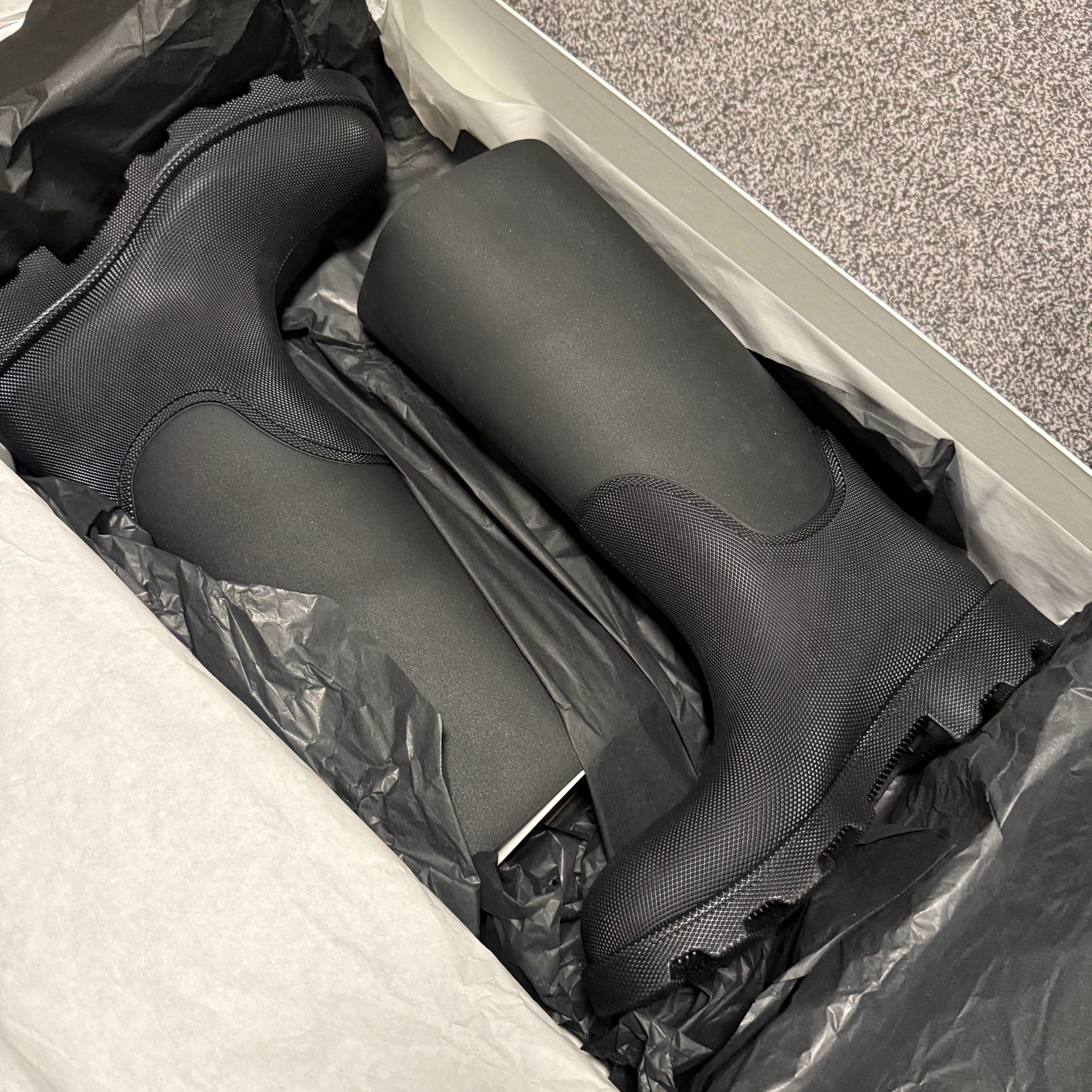 Burberry Rubber Marsh High Boots Black