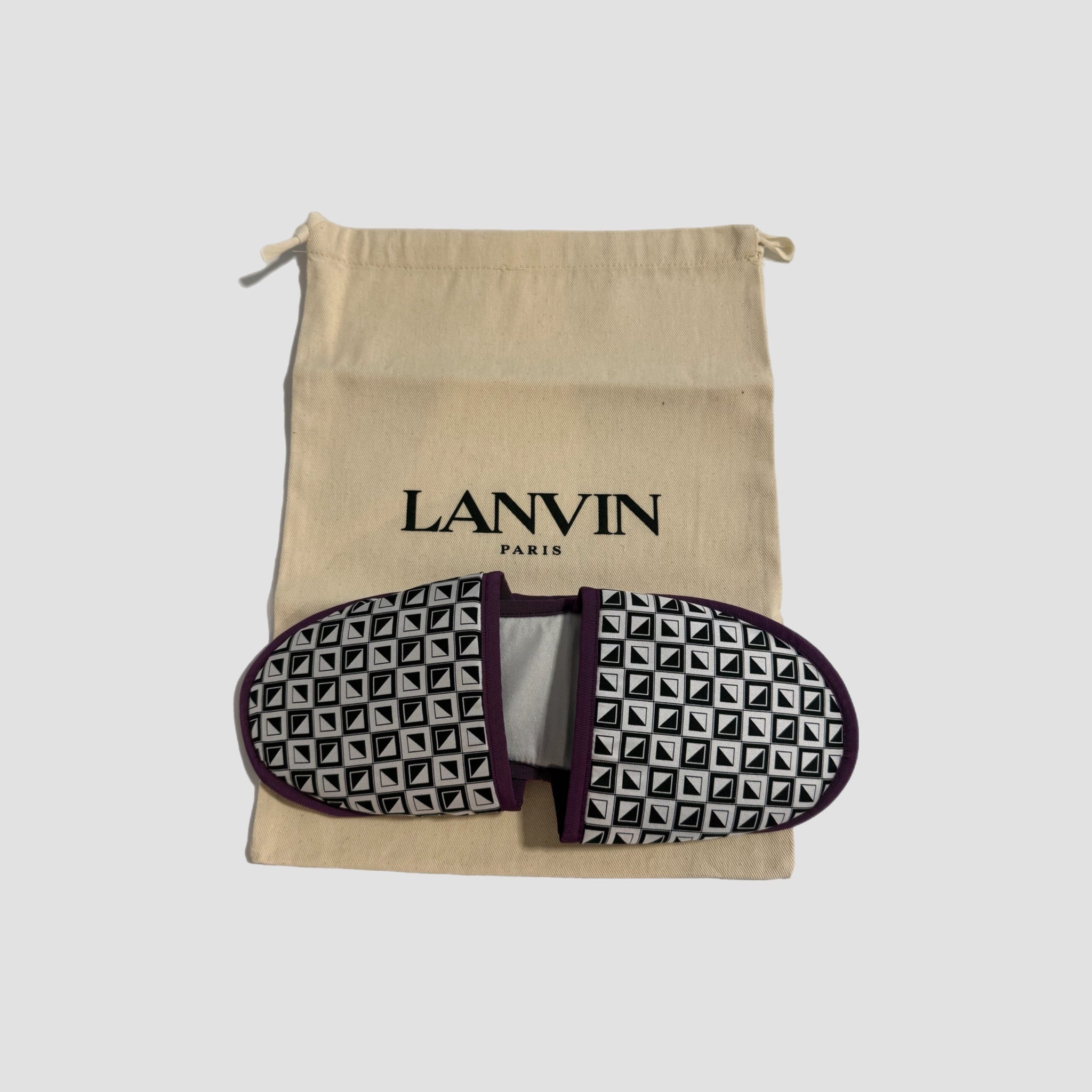 Lanvin X Future Silk Travel Kit Black