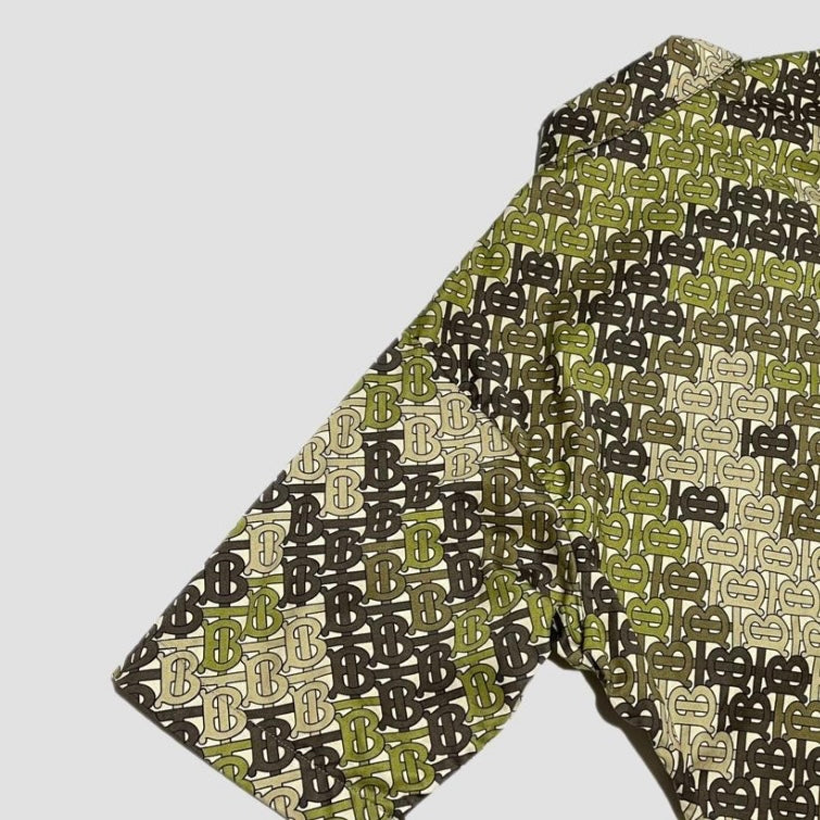 Burberry TB Monogram Camouflage Shirt Original Allure