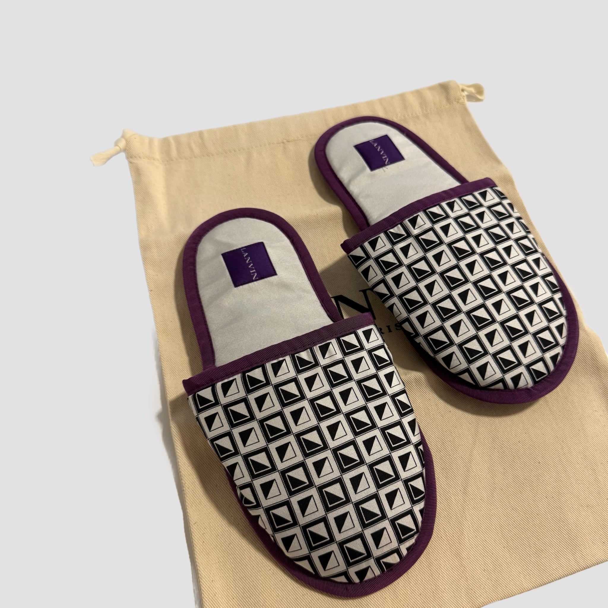 Lanvin X Future Silk Travel Kit Black