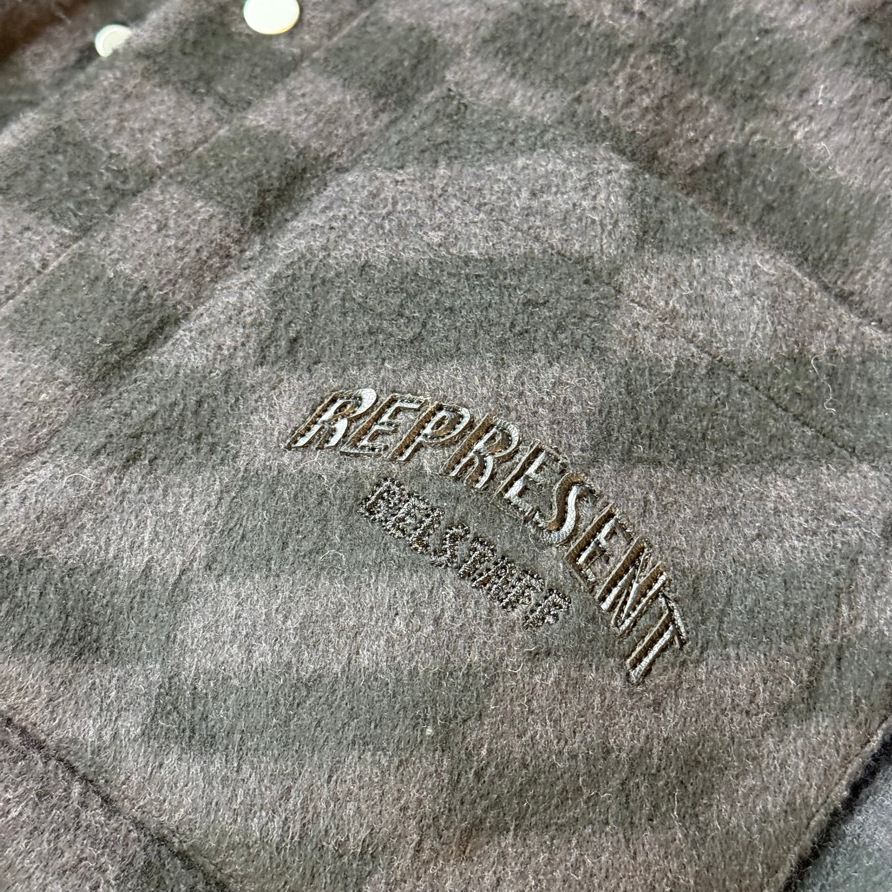 Represent X Belstaff Checkerboard Wool Overshirt/Jacket