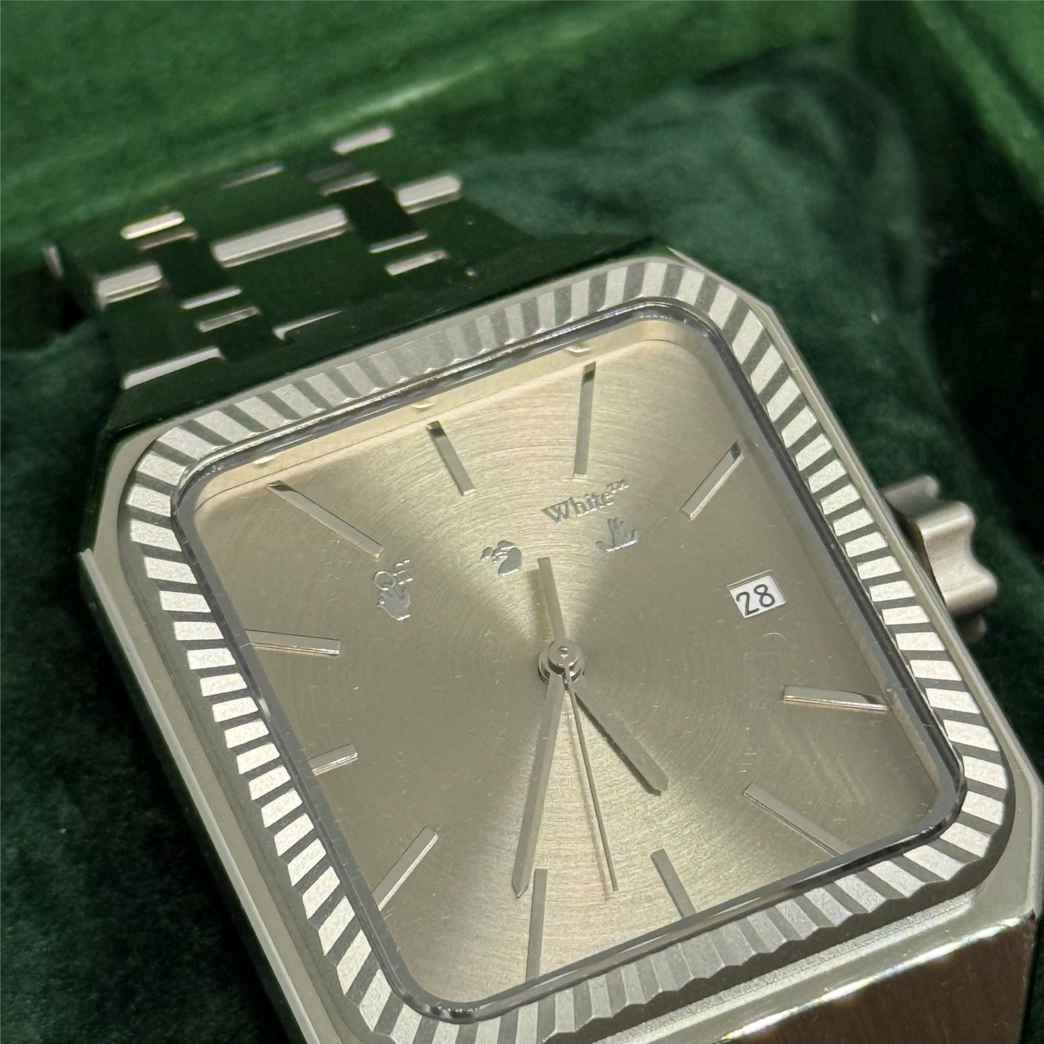 Off-White OW-01 Square Frame Automatic Watch