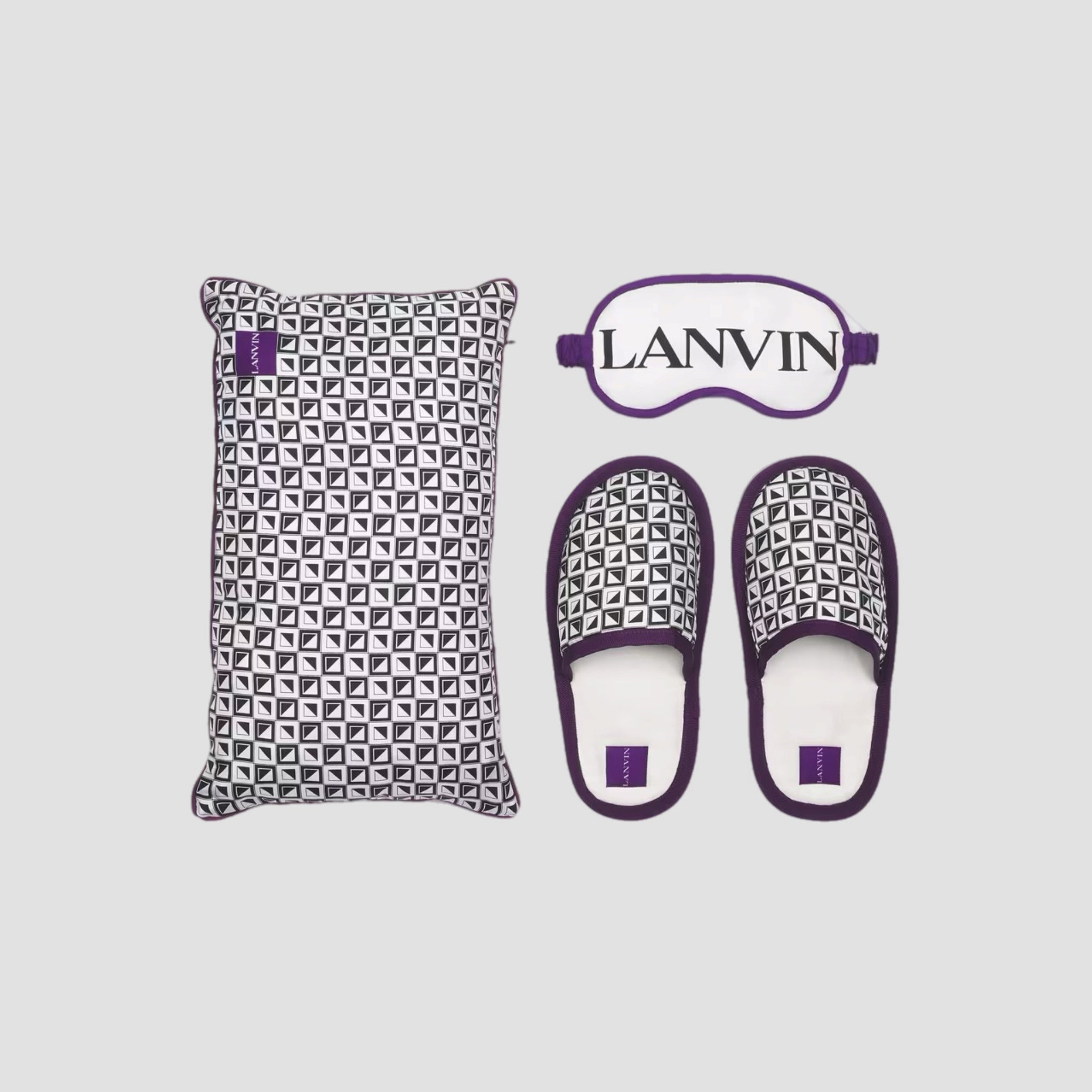 Lanvin X Future Silk Travel Kit Black