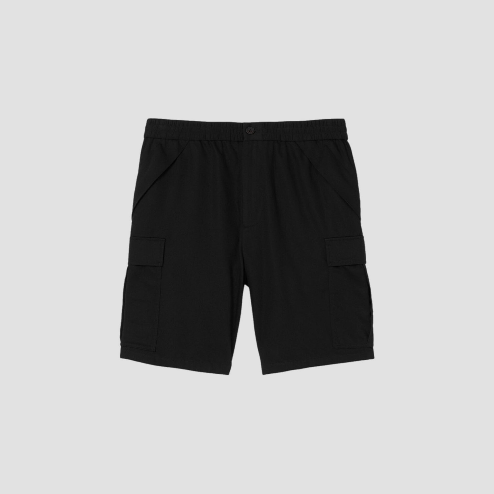 Burberry Logo Detail Cotton Cargo Shorts