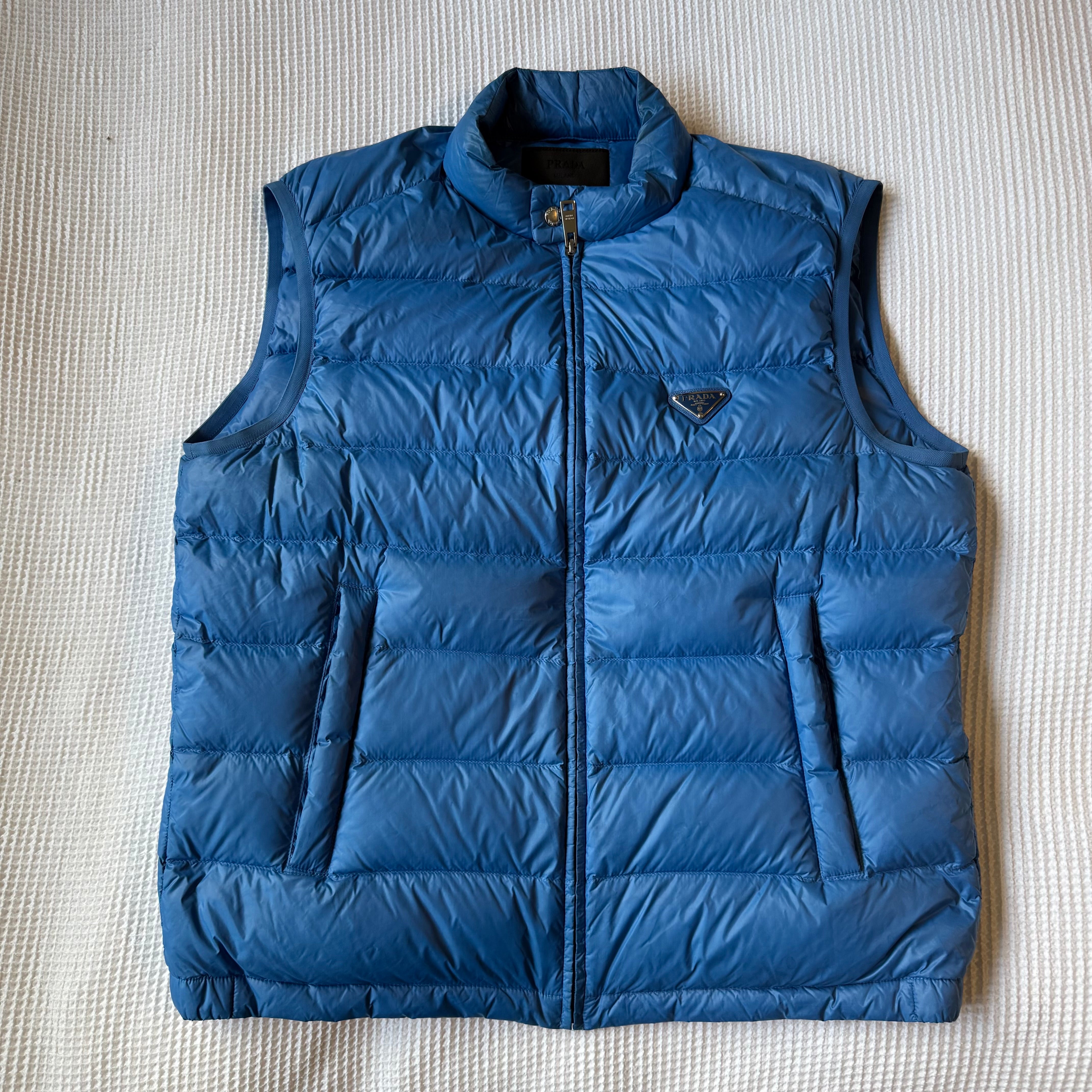 Prada Milano Gilet Baby Blue