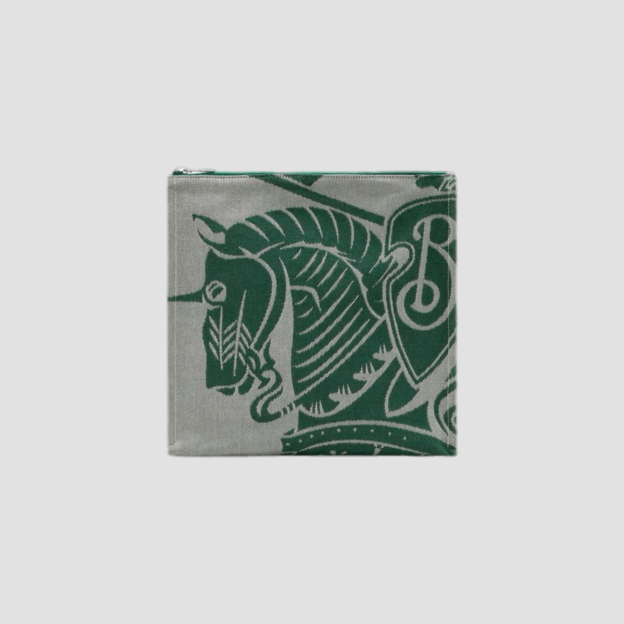 Burberry EKD Canvas Pouch Green