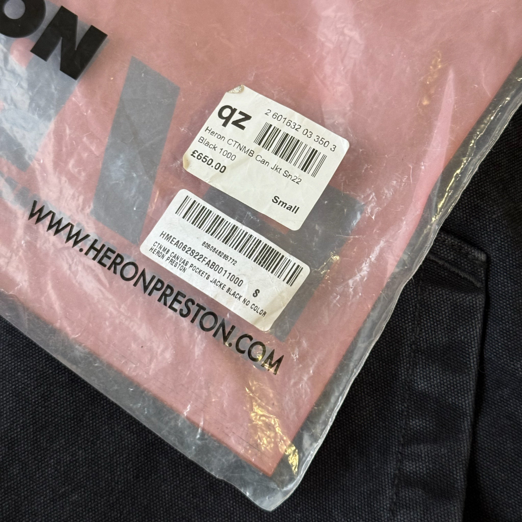 Heron Preston CTNMB Canvas Padded Trucker Jacket