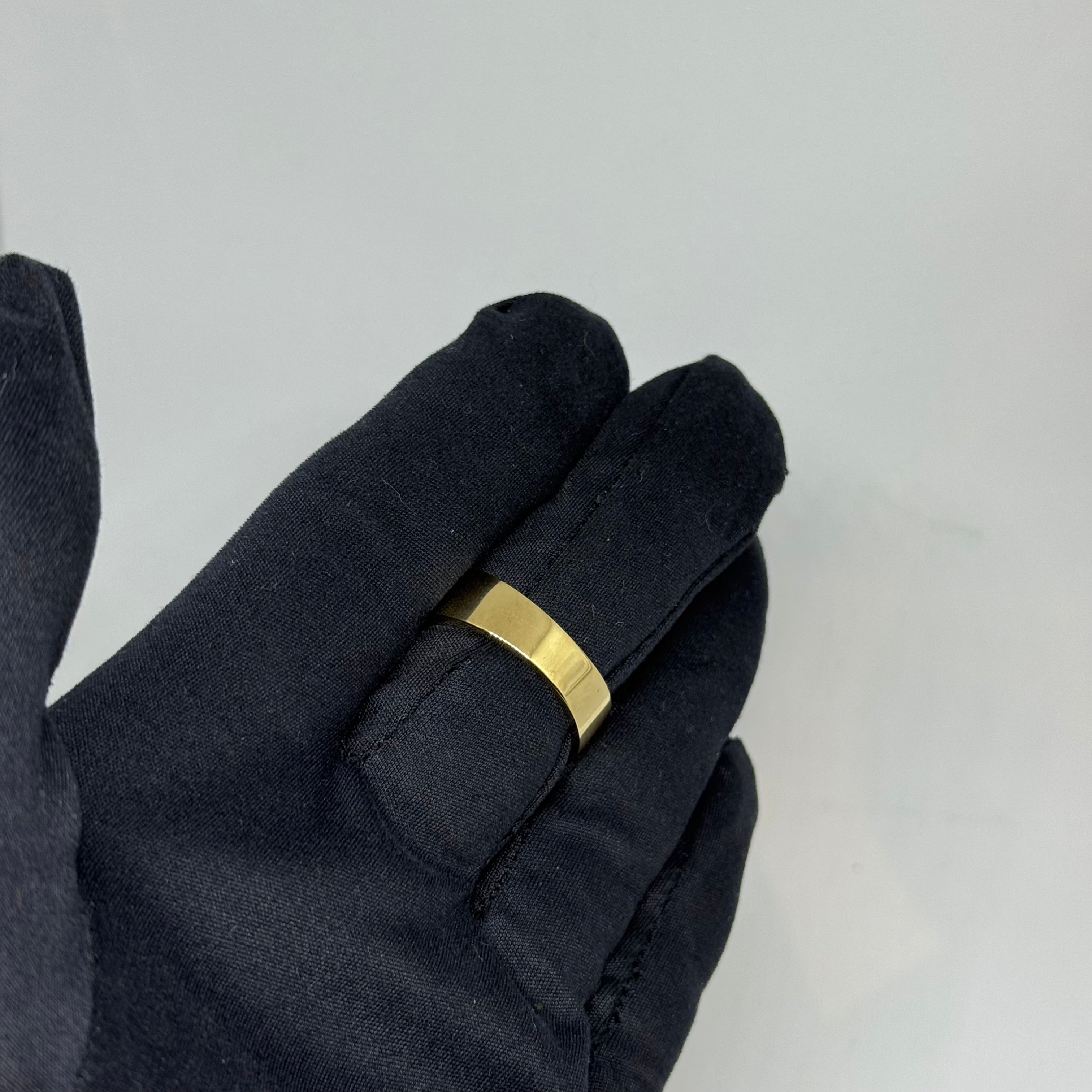 9ct Rolex Style CZ Signet Ring