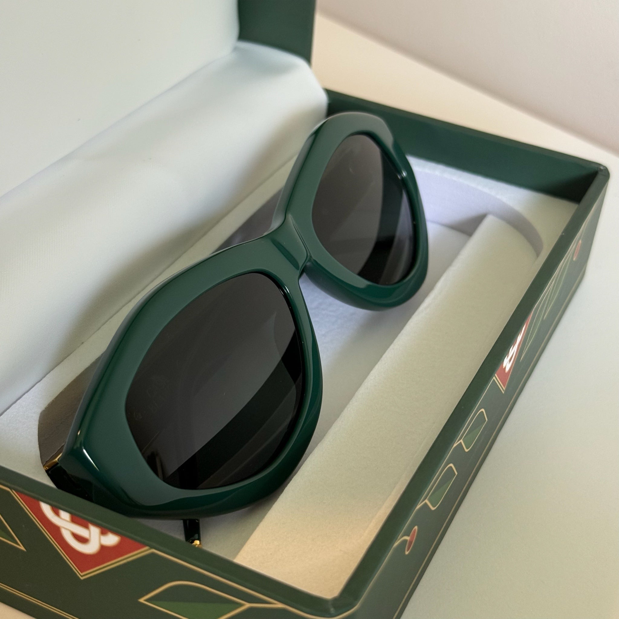 Casablanca Monogram Oval Sunglasses