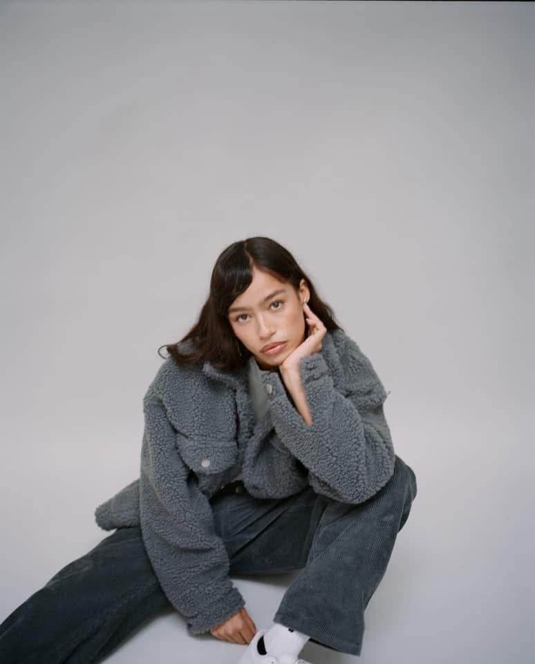 Places + Faces Sherpa Trucker Jacket