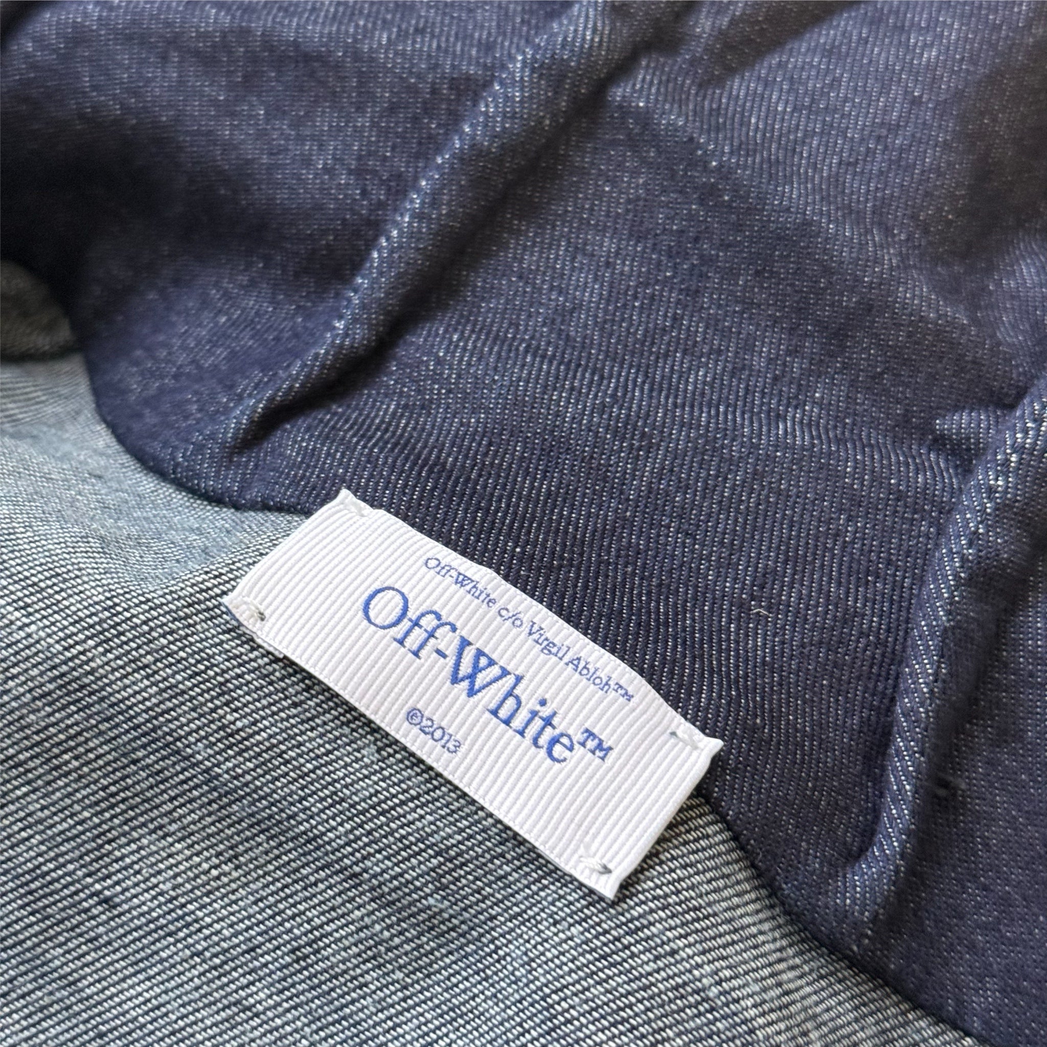 Off-White Body Scan X-Ray Denim Hoodie