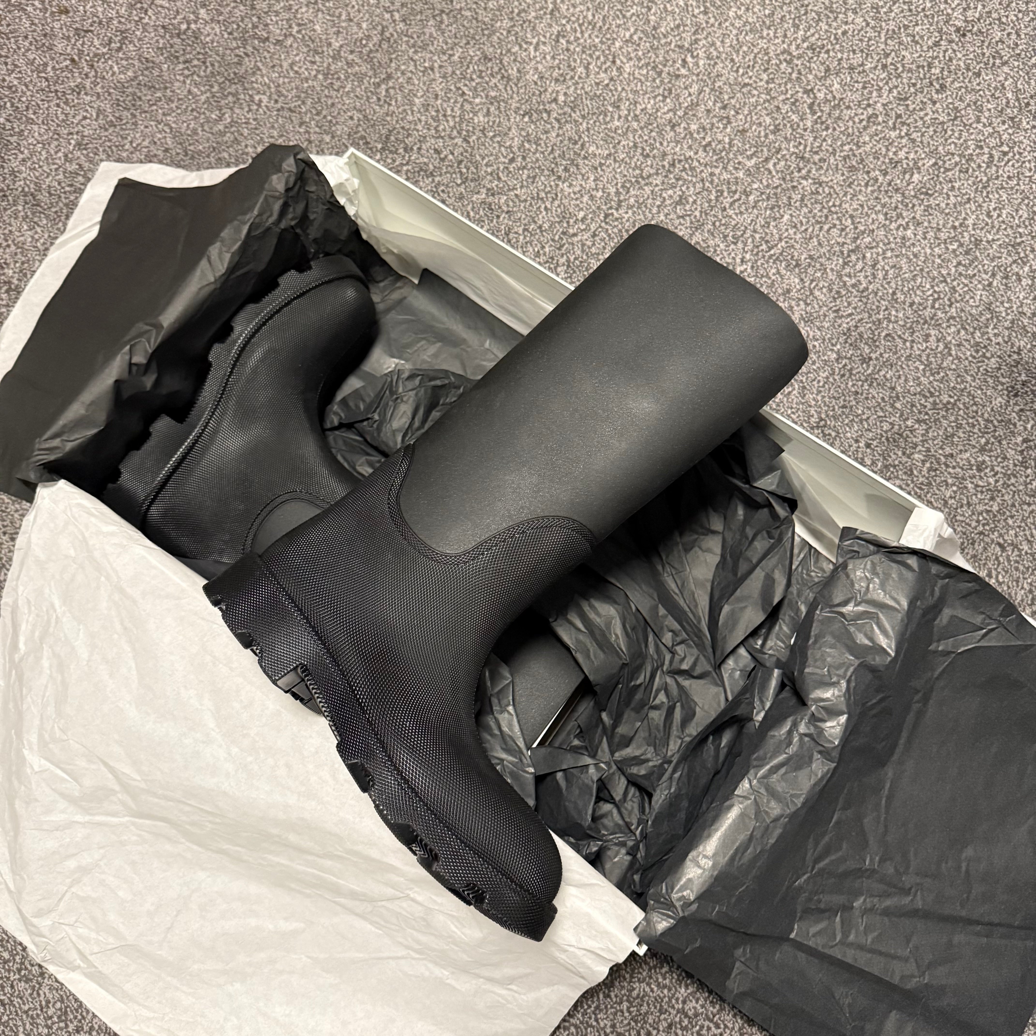Burberry Rubber Marsh High Boots Black