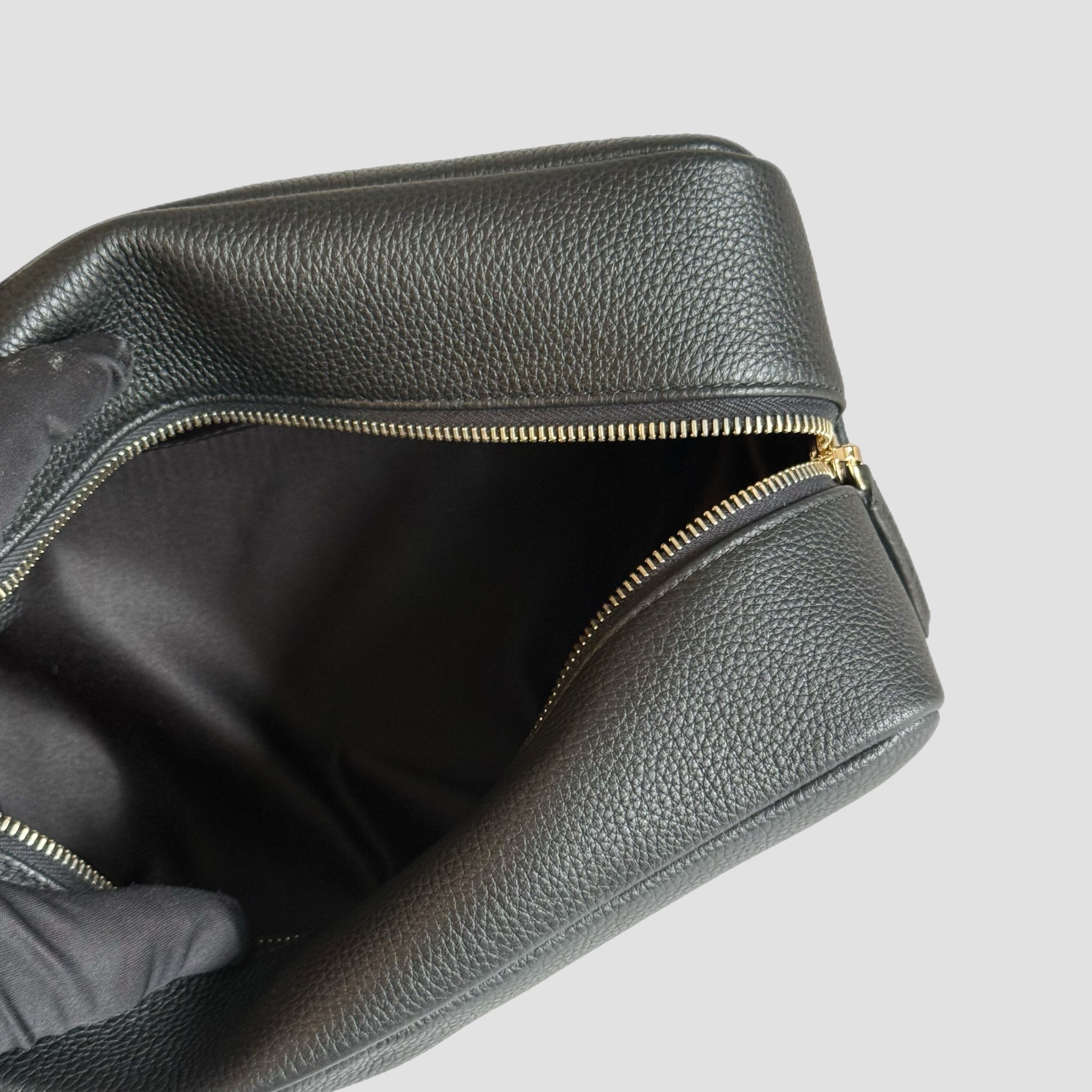 Aime Leon Dore Leather Toiletry Bag Pouch