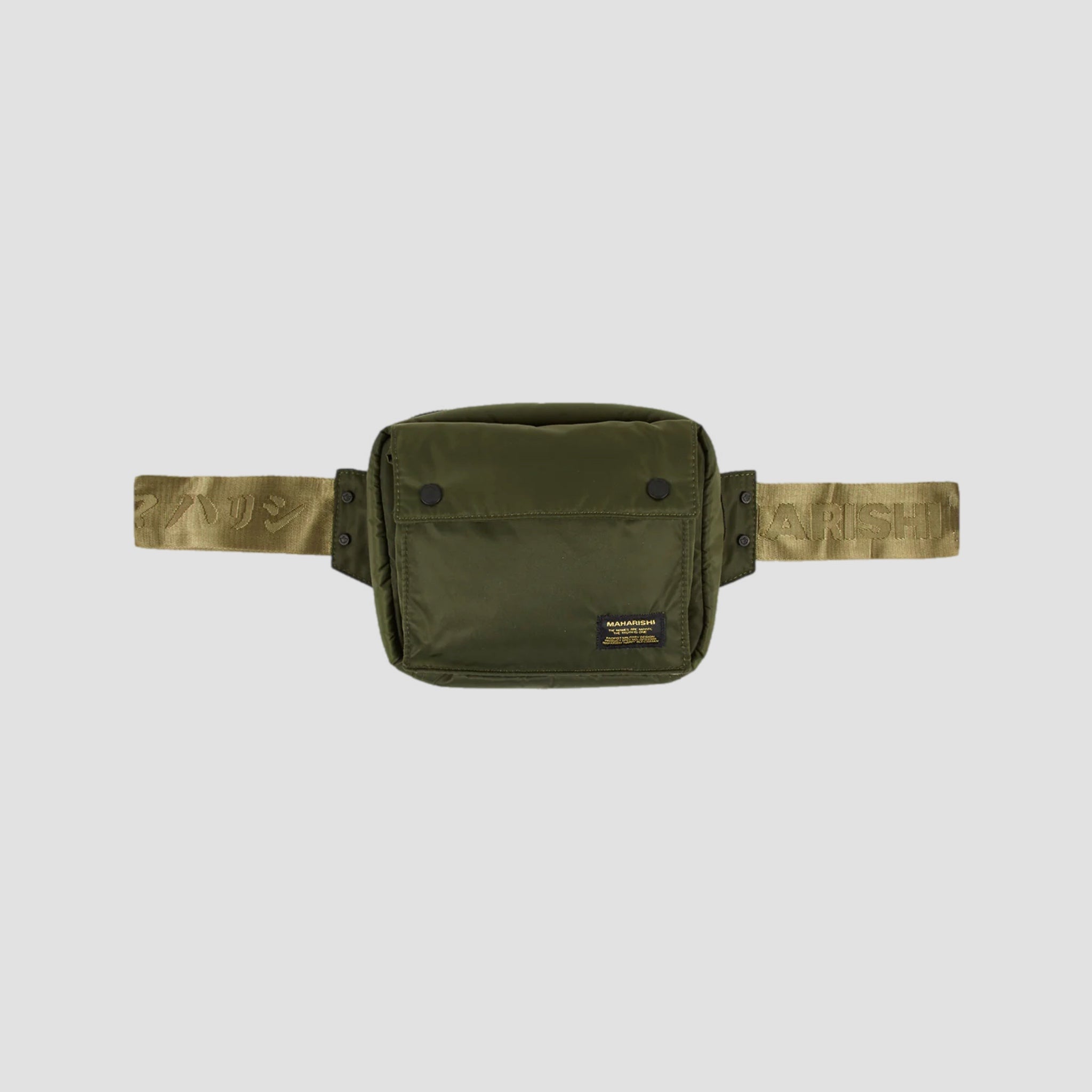 Maharishi Mini Travel Waist Bag Olive