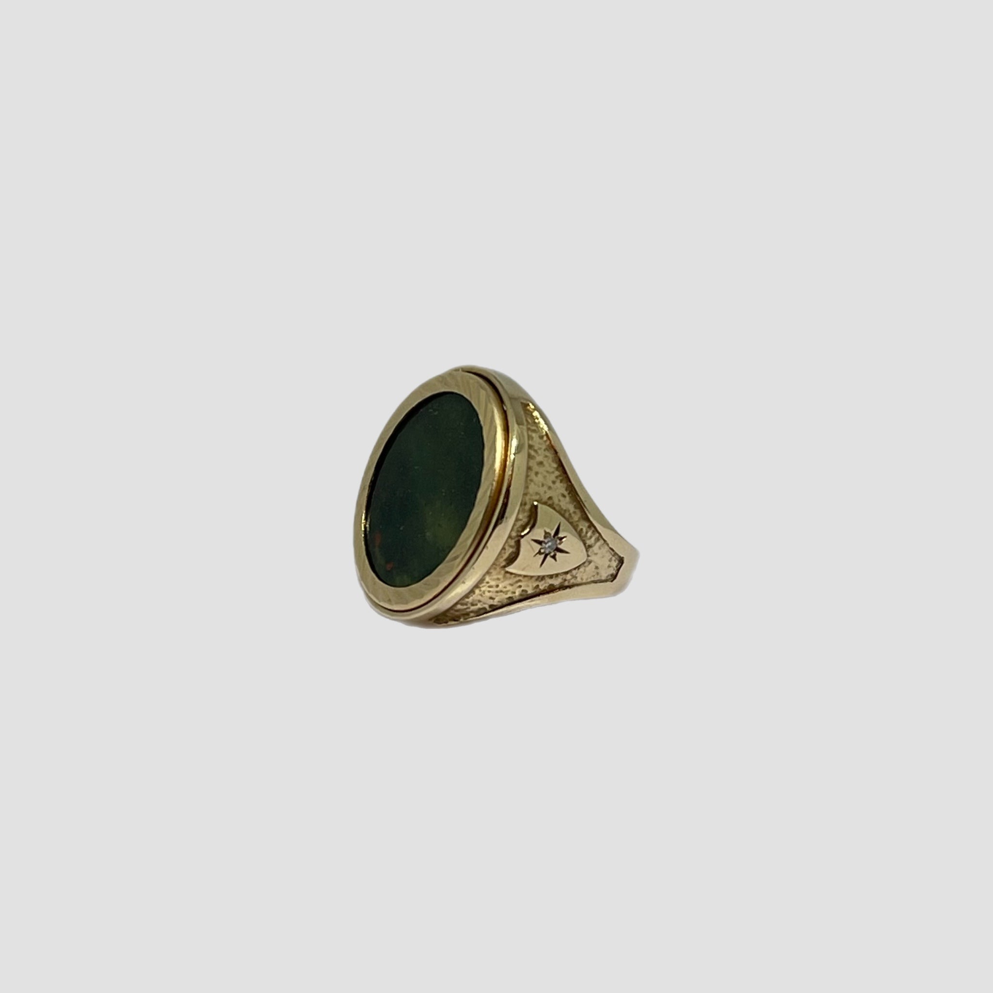 Bloodstone Half Sovereign With Diamonds Original Allure
