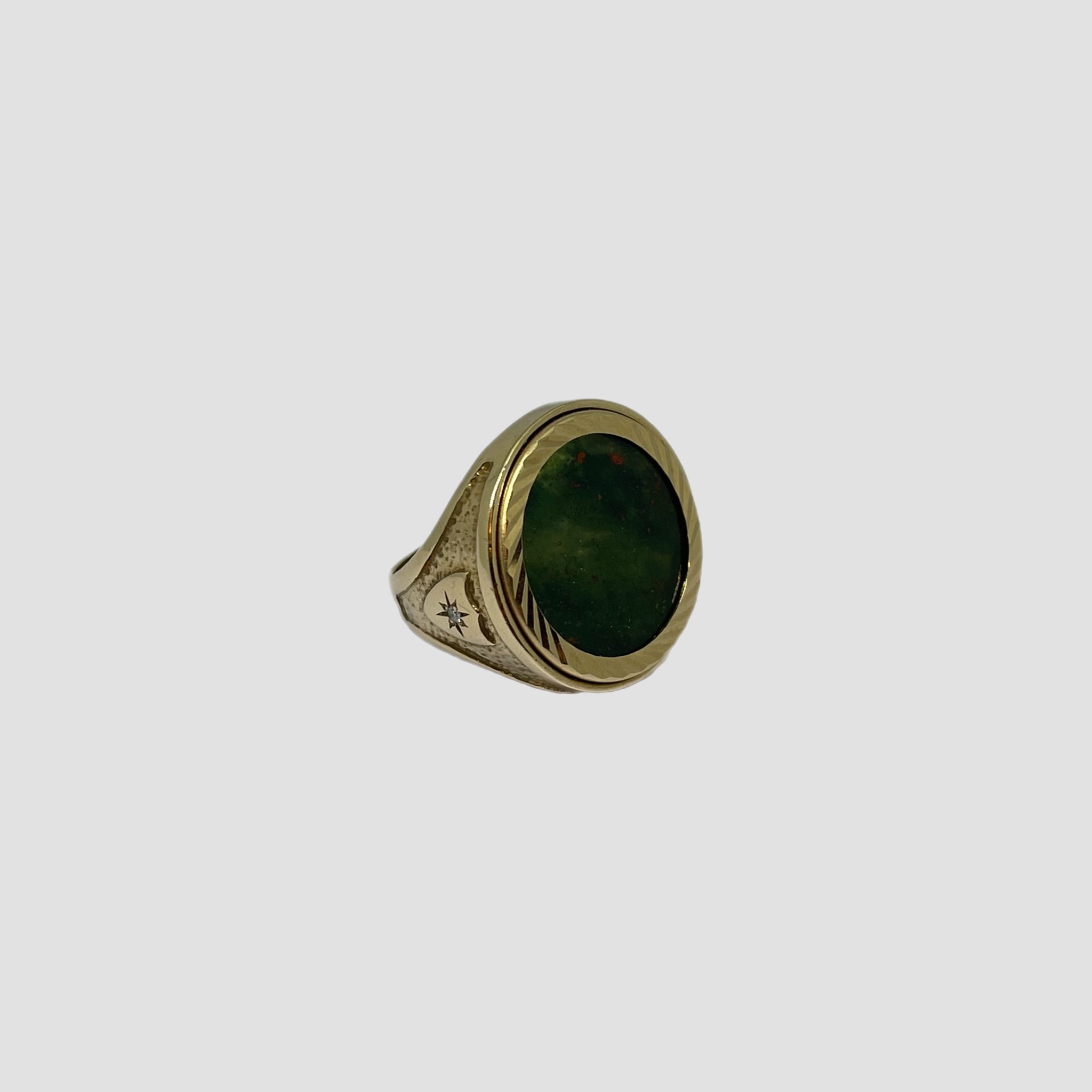 Bloodstone Half Sovereign With Diamonds Original Allure