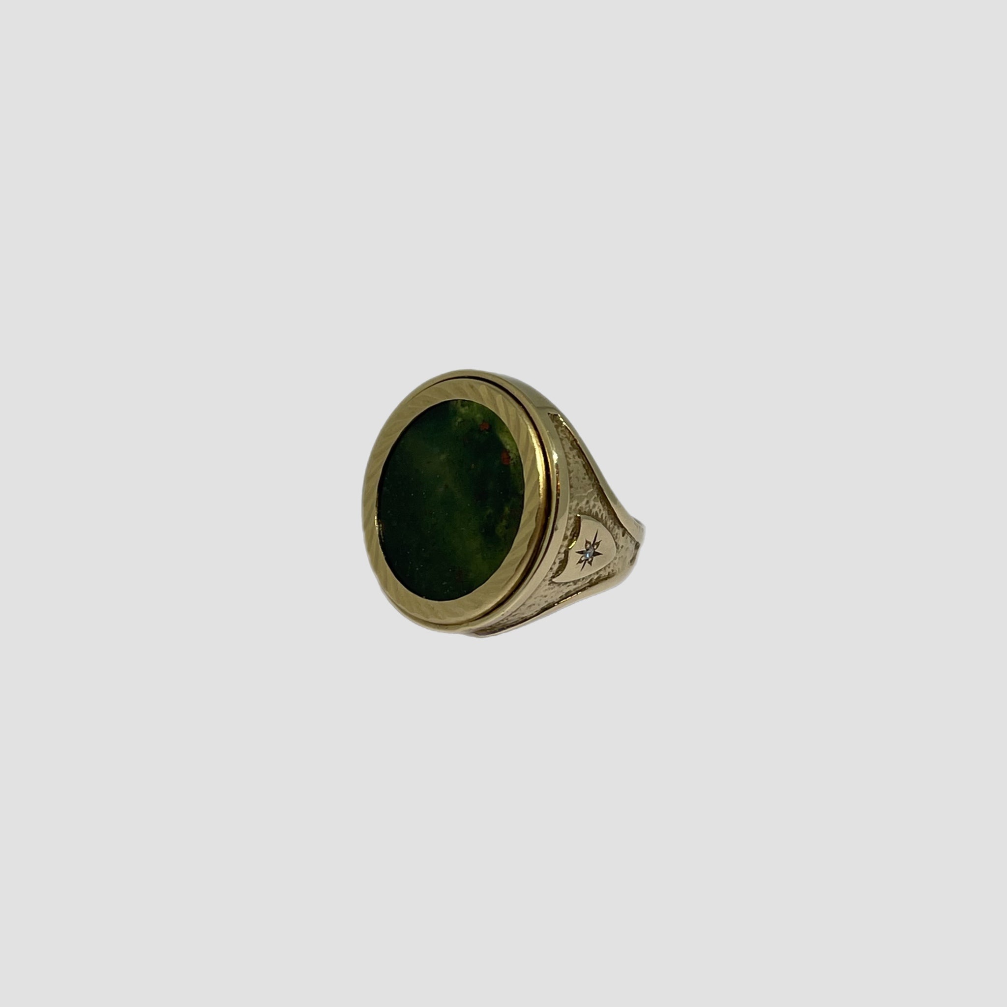 Bloodstone Half Sovereign With Diamonds Original Allure